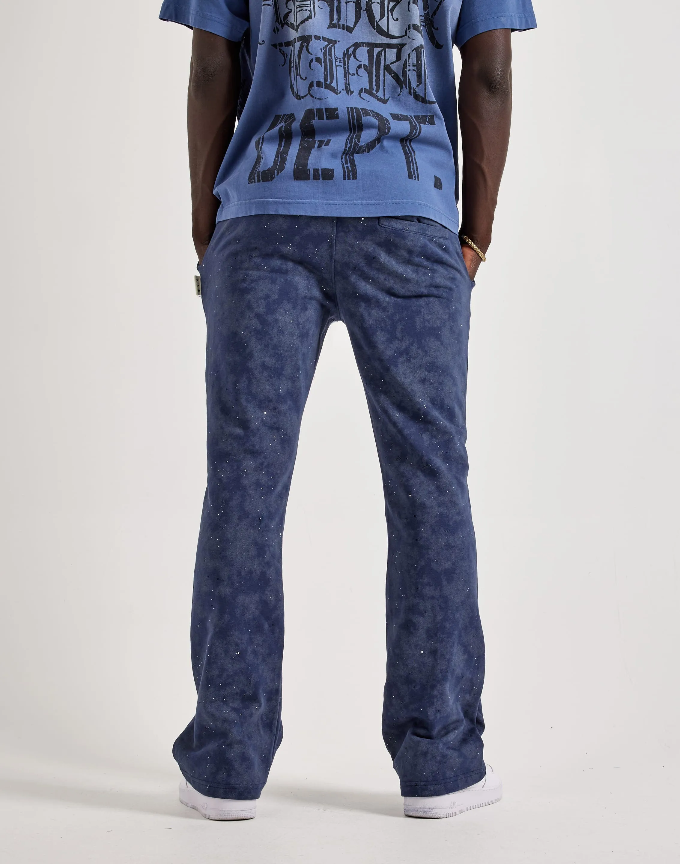 Diamond Soul BKYS Washed Fleece Flare Pants