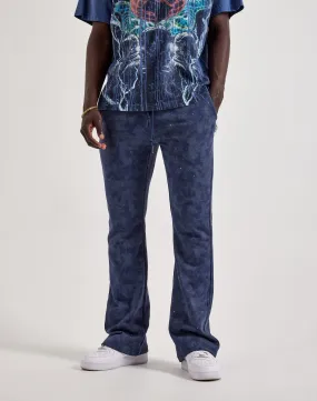 BKYS Washed Fleece Flare Pants Zero Waste Antibacterial Finish