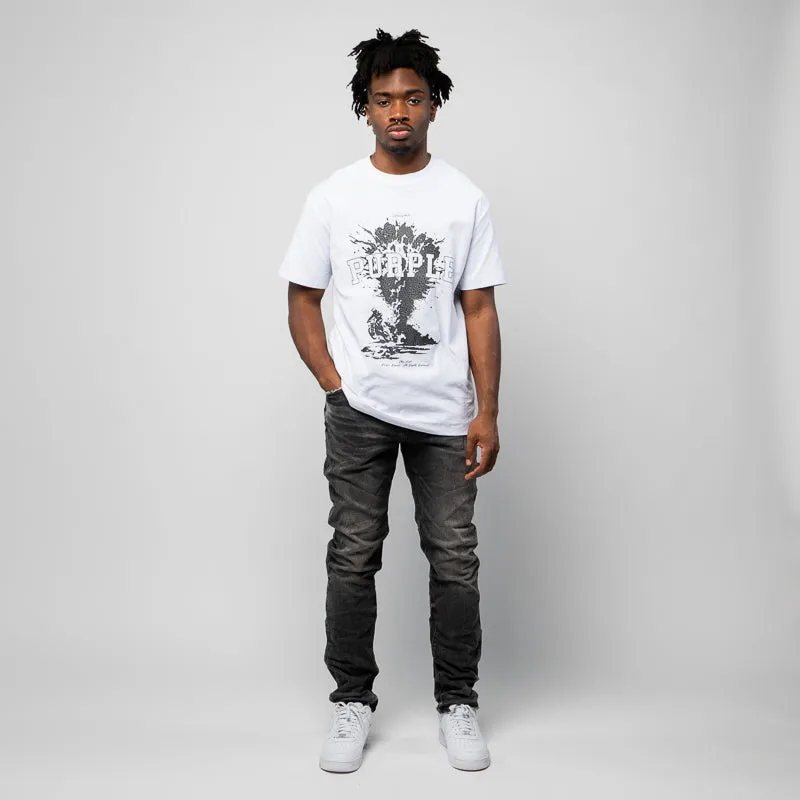 Purple Brand Sky High Tee - White restaurant