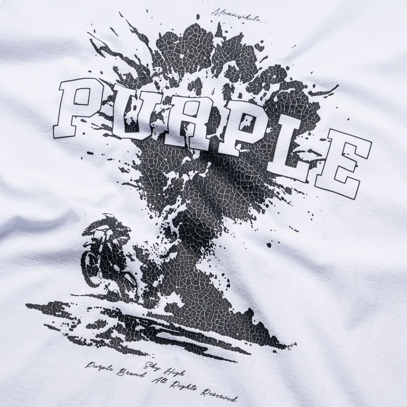 Formal Wear Purple Brand Sky High Tee - White