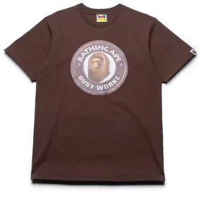 A Bathing Ape 3D Busy Works Tee - Brown Cool Climate Above knee