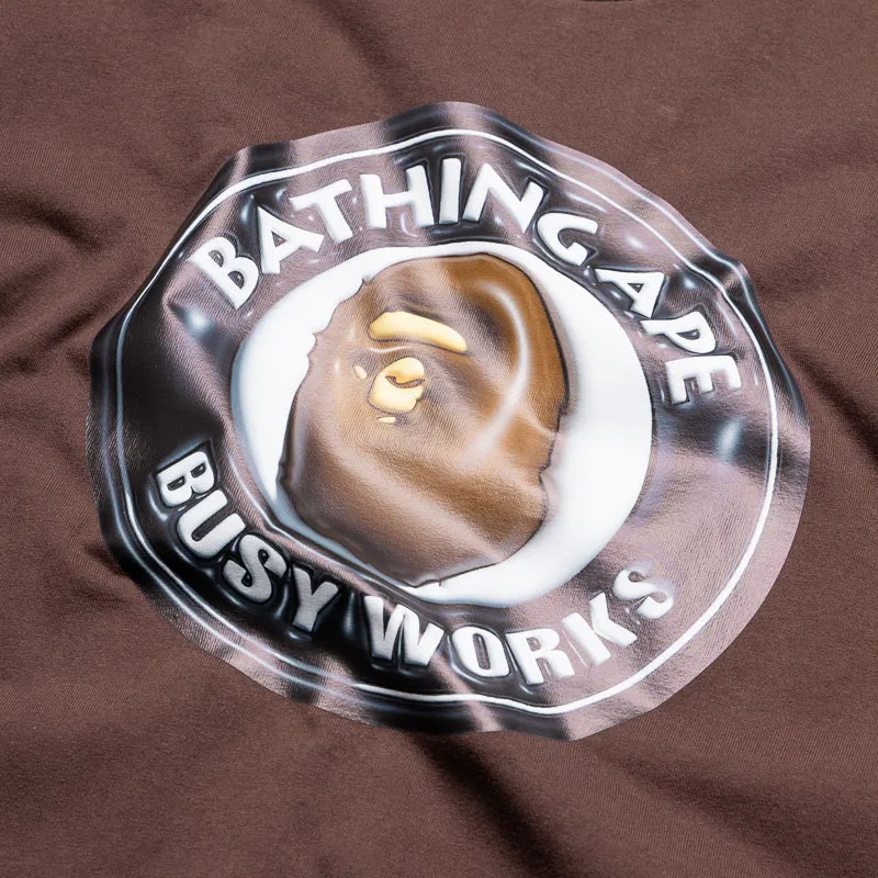 casino event A Bathing Ape 3D Busy Works Tee - Brown