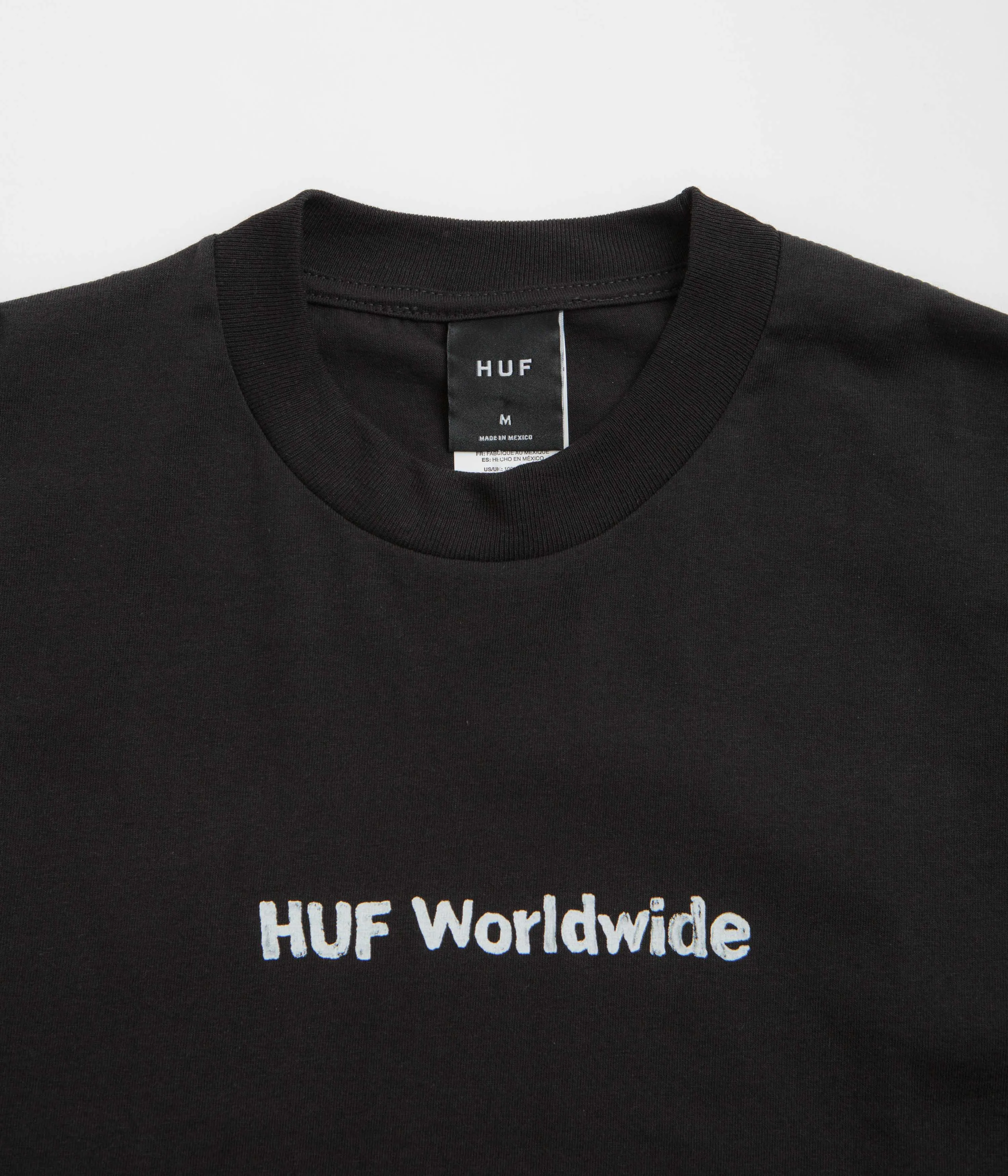 HUF Merida T-Shirt - Black festival look Tubular Body Construction