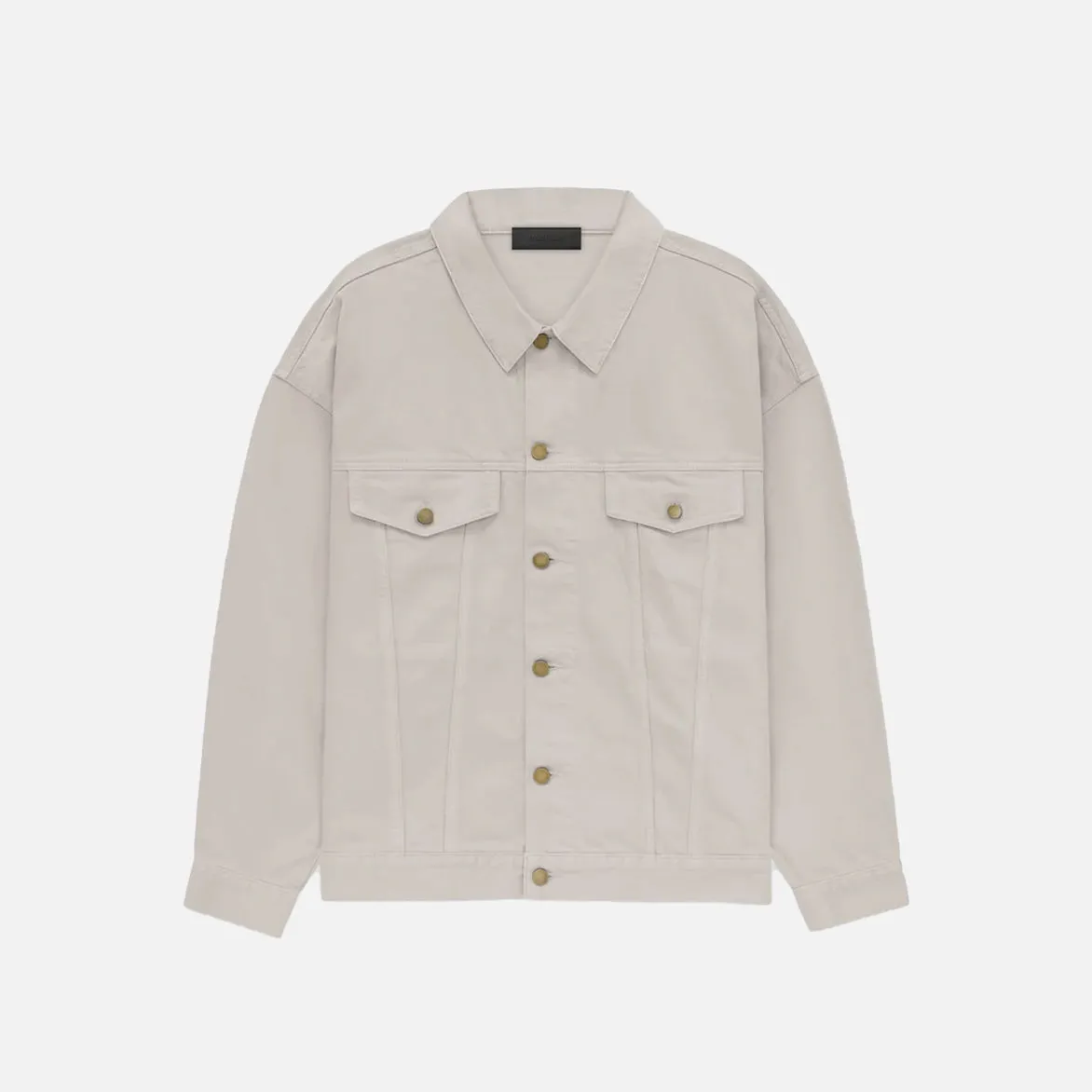Icon Fit Star Fit ESSENTIALS DENIM JACKET - SILVER CLOUD