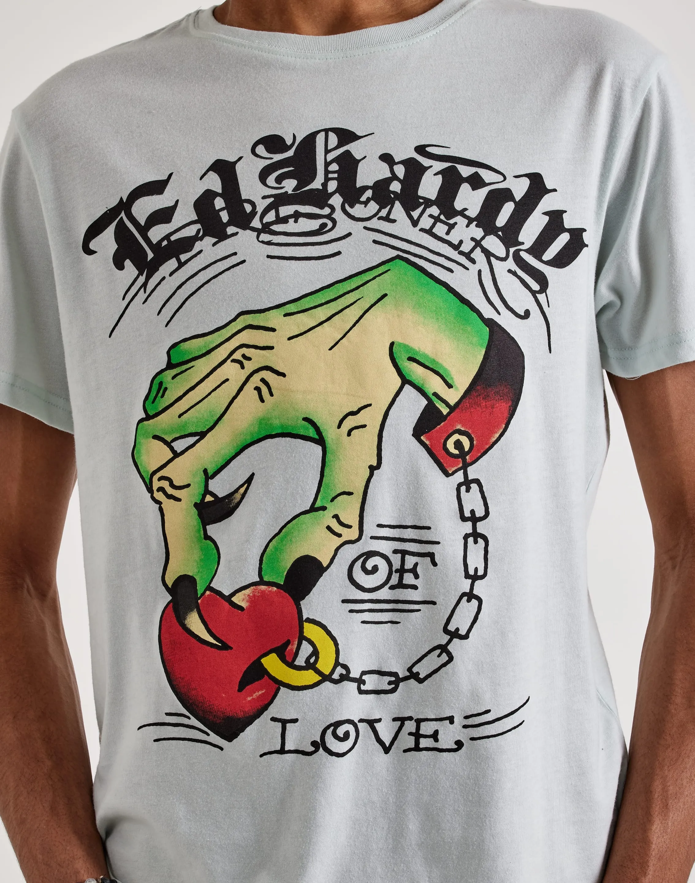Ed Hardy  Heart Hand Short Sleeve Tee OdorControlTech