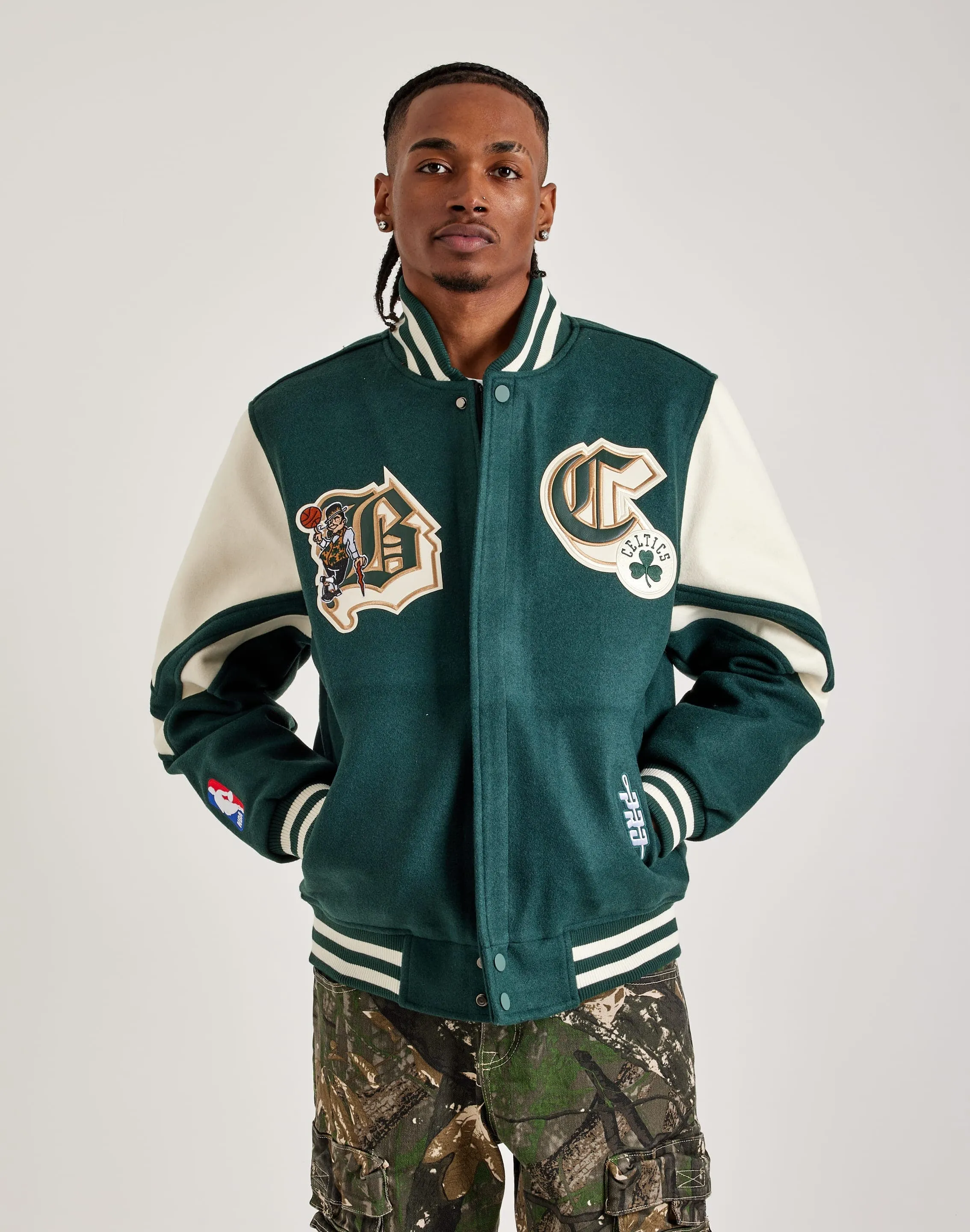 Lightweight Composite Pro Standard NBA Boston Celtics Varsity Jacket