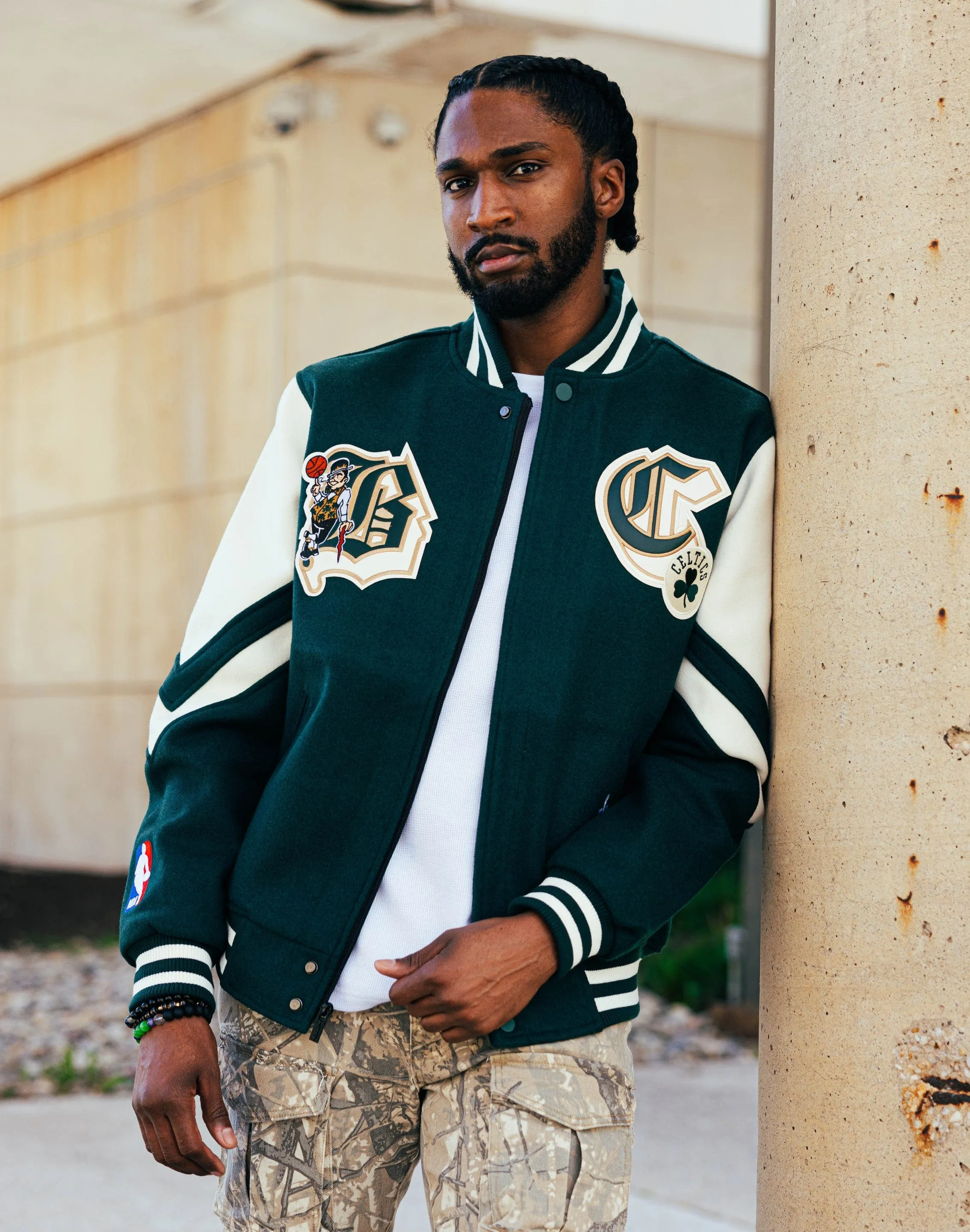 Art Glow Easy Cool Pro Standard NBA Boston Celtics Varsity Jacket