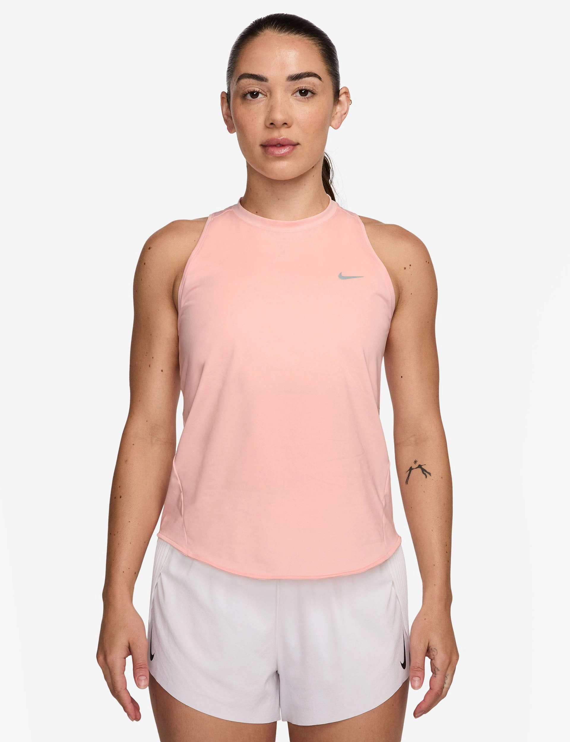 Swift Dri-FIT Running Tank Top - Atmosphere/Reflective Silver high safety level