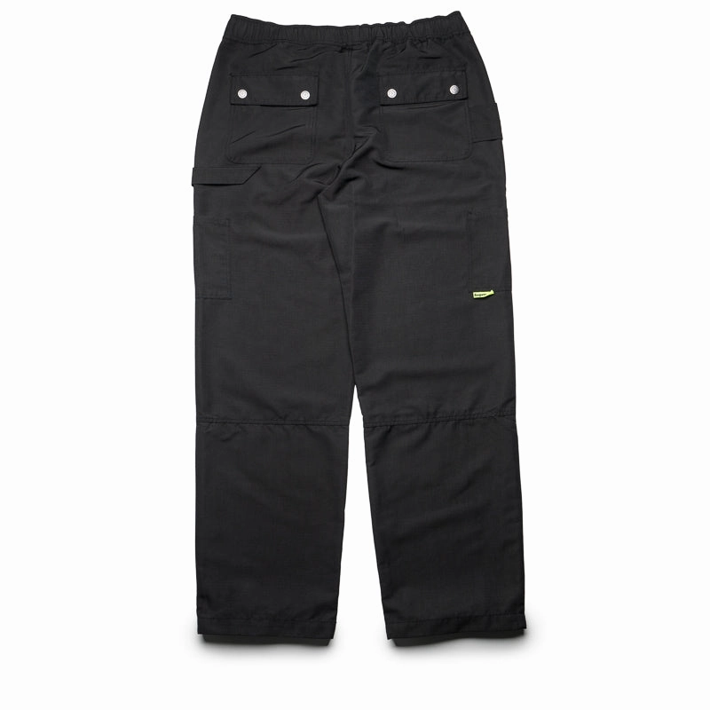 NonRestrictive Movement SoftenedEdges Supervsn Nylon Double Knee Work Pant - Black
