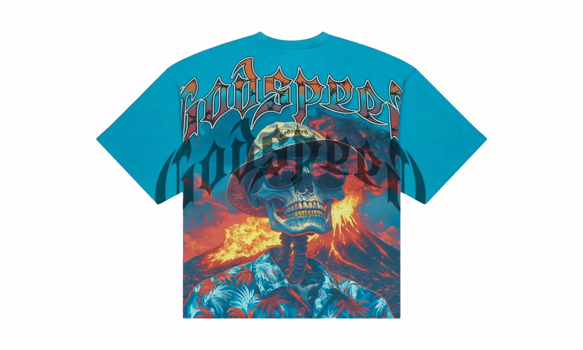 Tight Net Natural Disaster T-Shirt "Panther Blue"