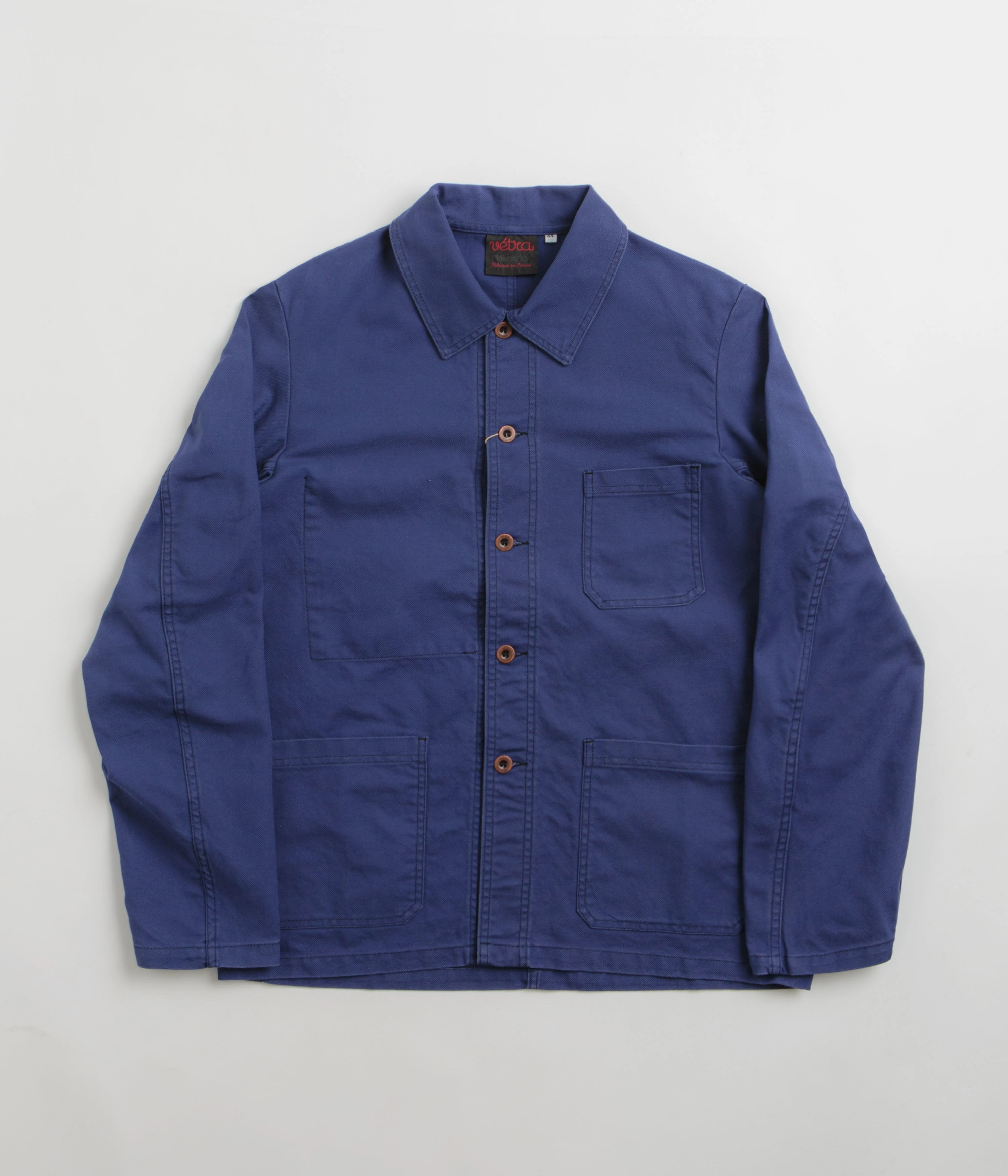 Vetra 5C Organic Workwear Jacket - Washed Hydrone LightweightFabric Brown