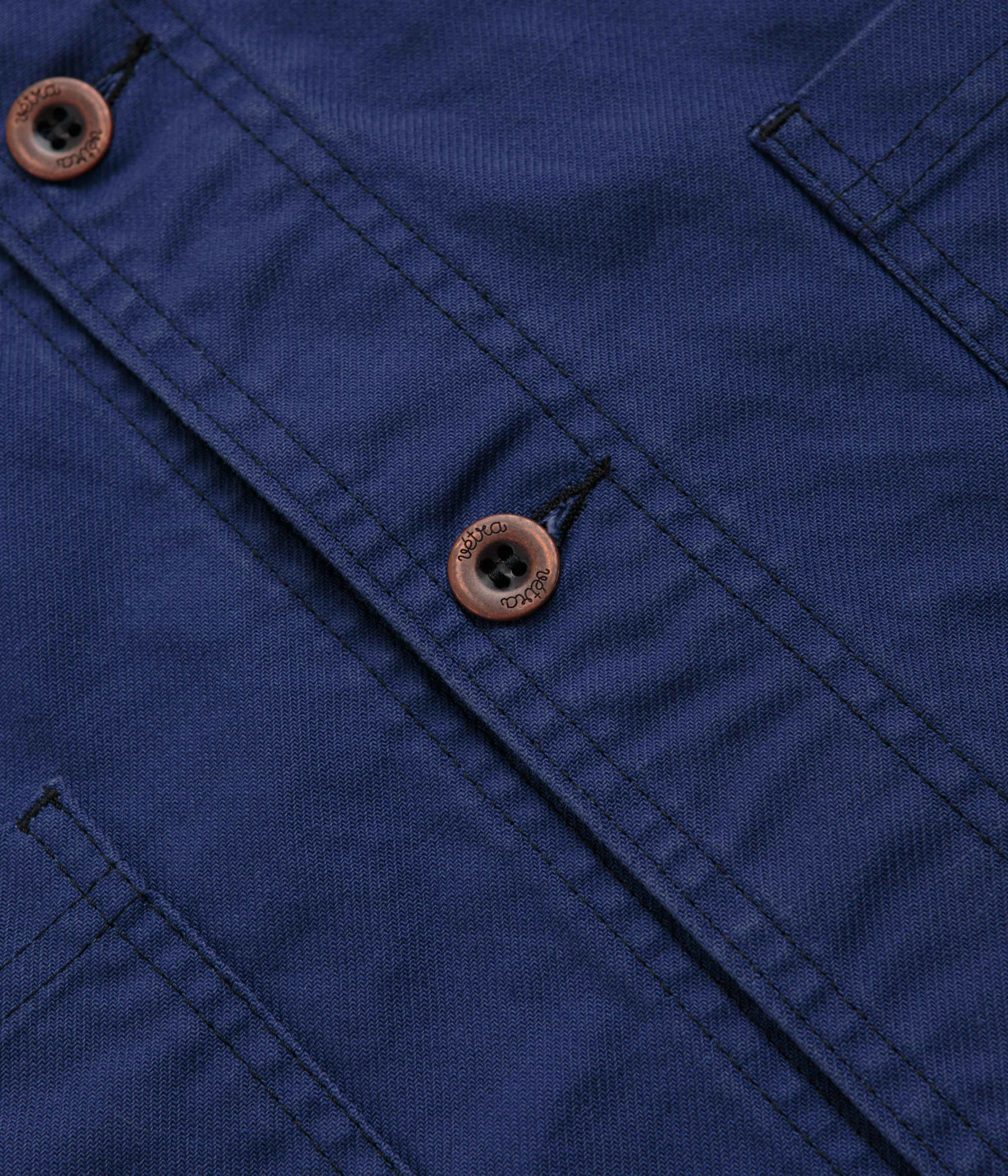 Multi Pocket Configuration Windproof Barrier Vetra 5C Organic Workwear Jacket - Washed Hydrone