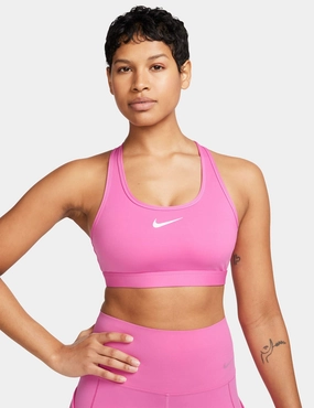 Swoosh Medium Support Bra - Playful Pink/White Full body workouts