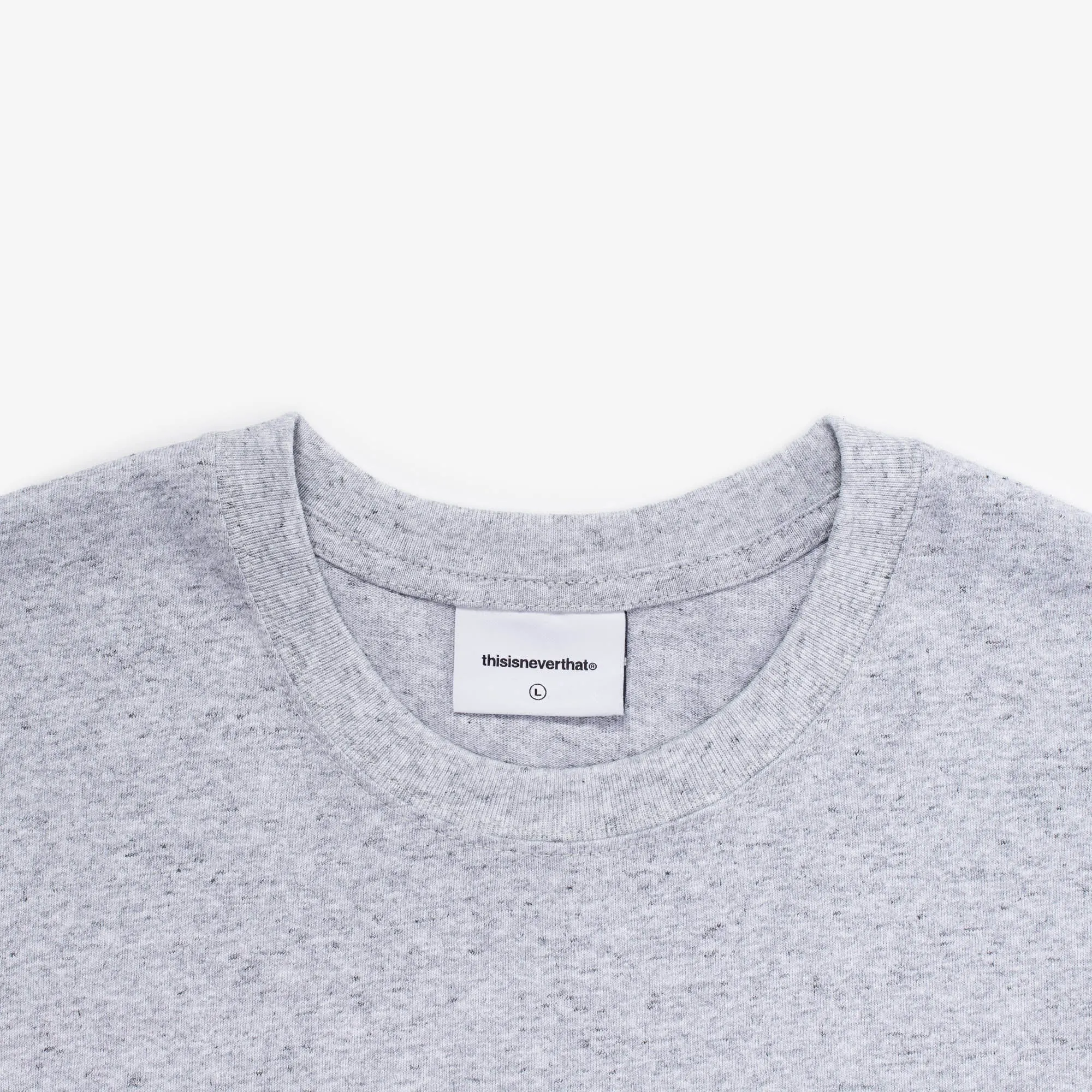 metallic hem Mountain area T-Logo Long Sleeve Tee