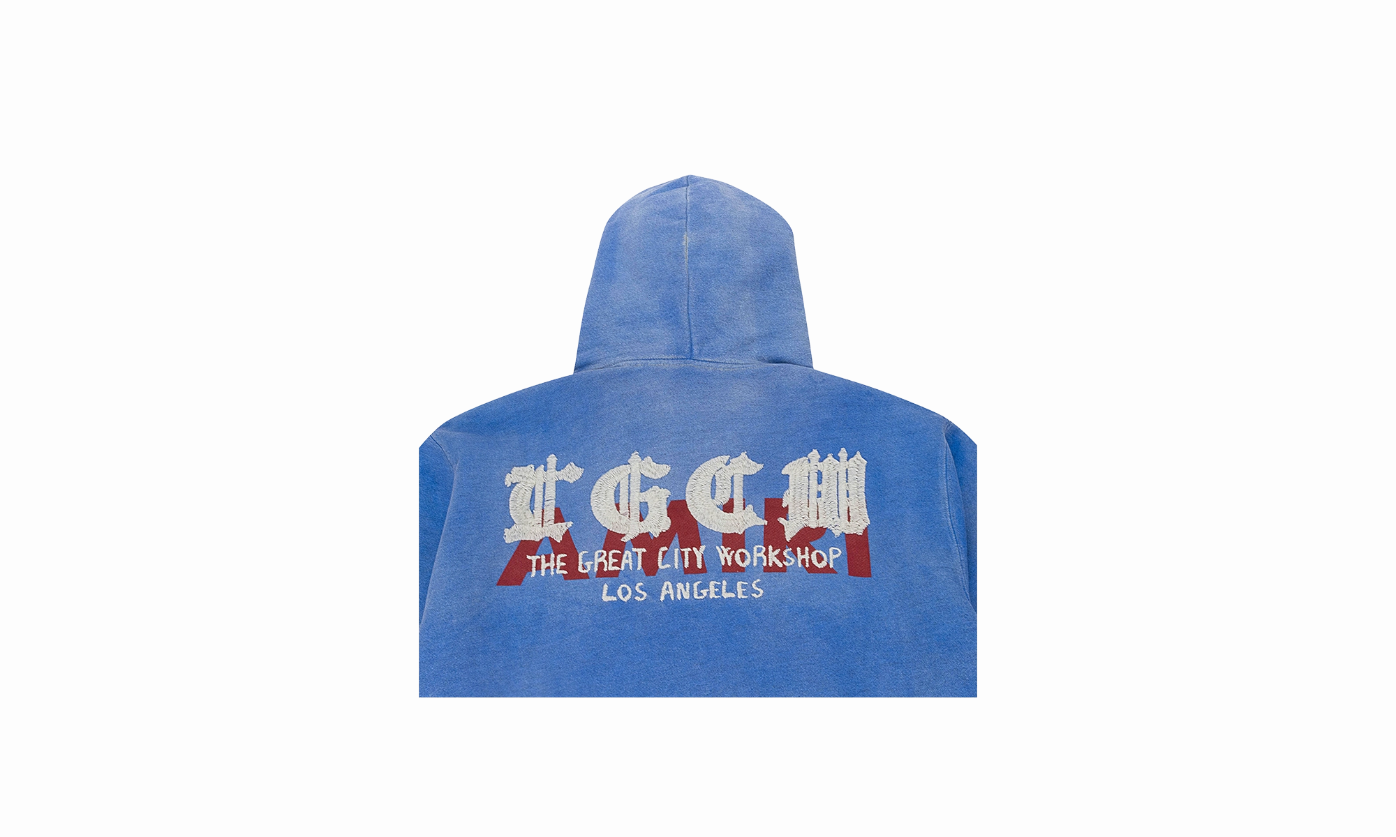 T.G.C.W. FLAMES HOODIE "Blue"