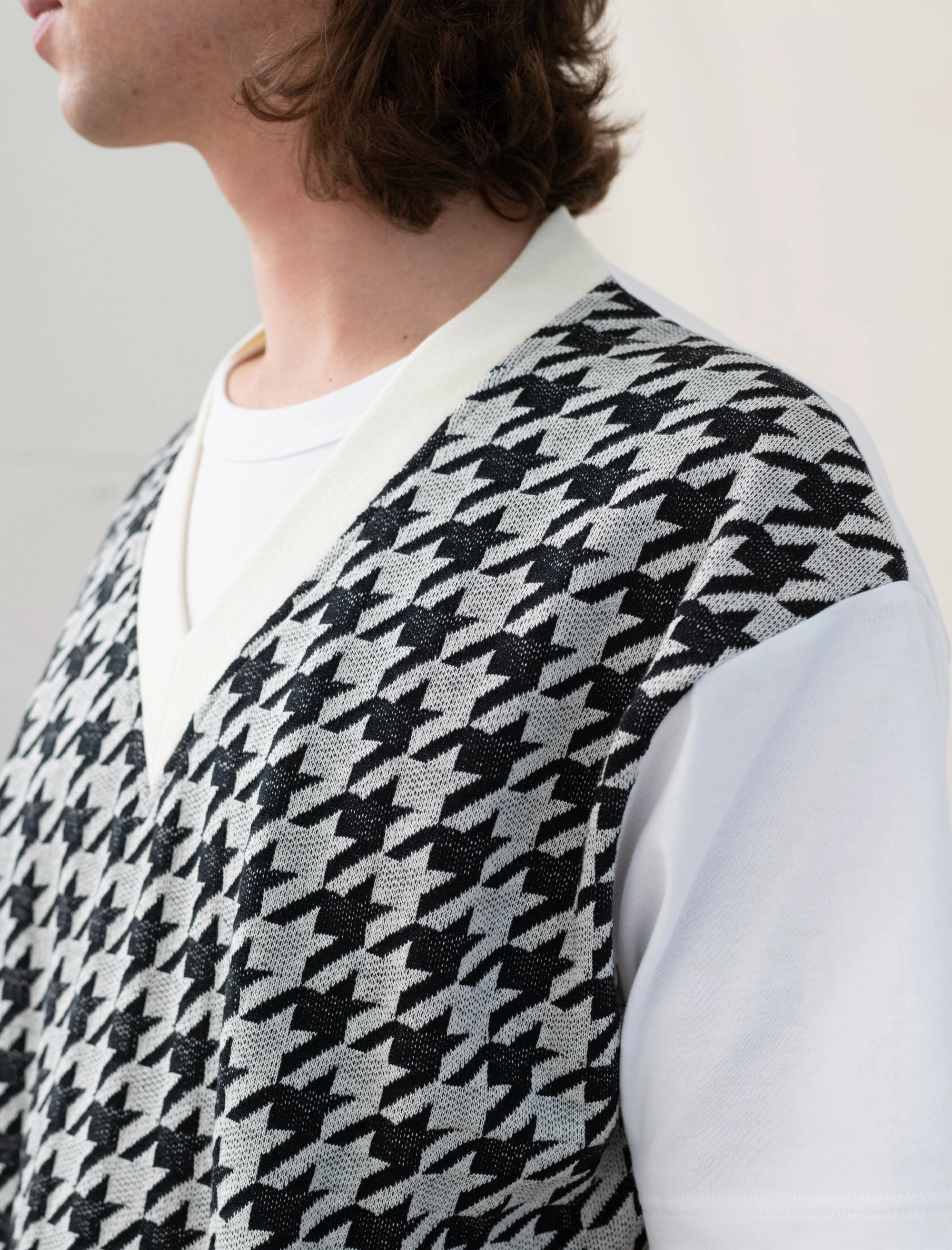 T-Shirt (White/Houndstooth) Workout Apparel