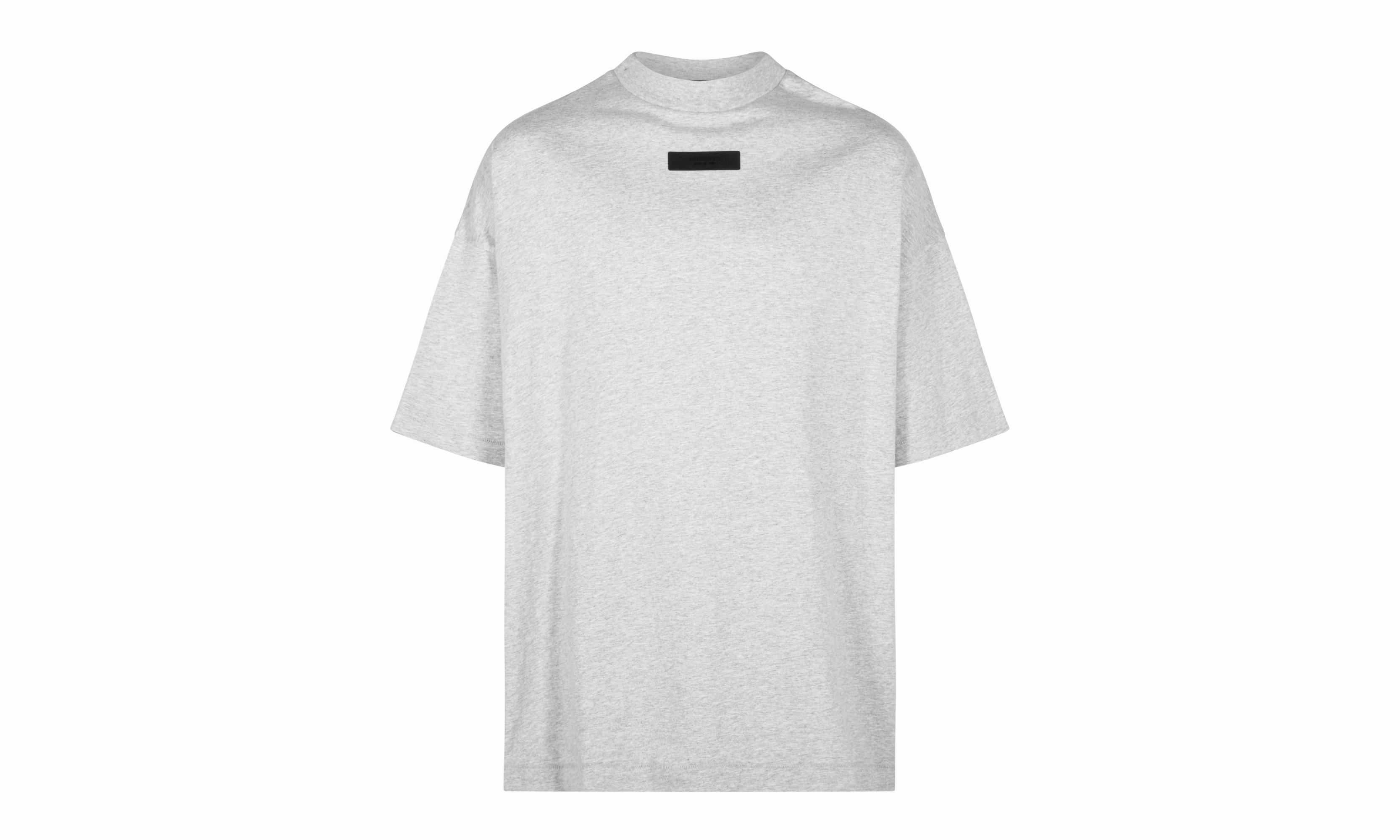 TAB CREWNECK TEE "LIGHT HEATHER GREY" Adjustable Waistband CompressiveFitFabric