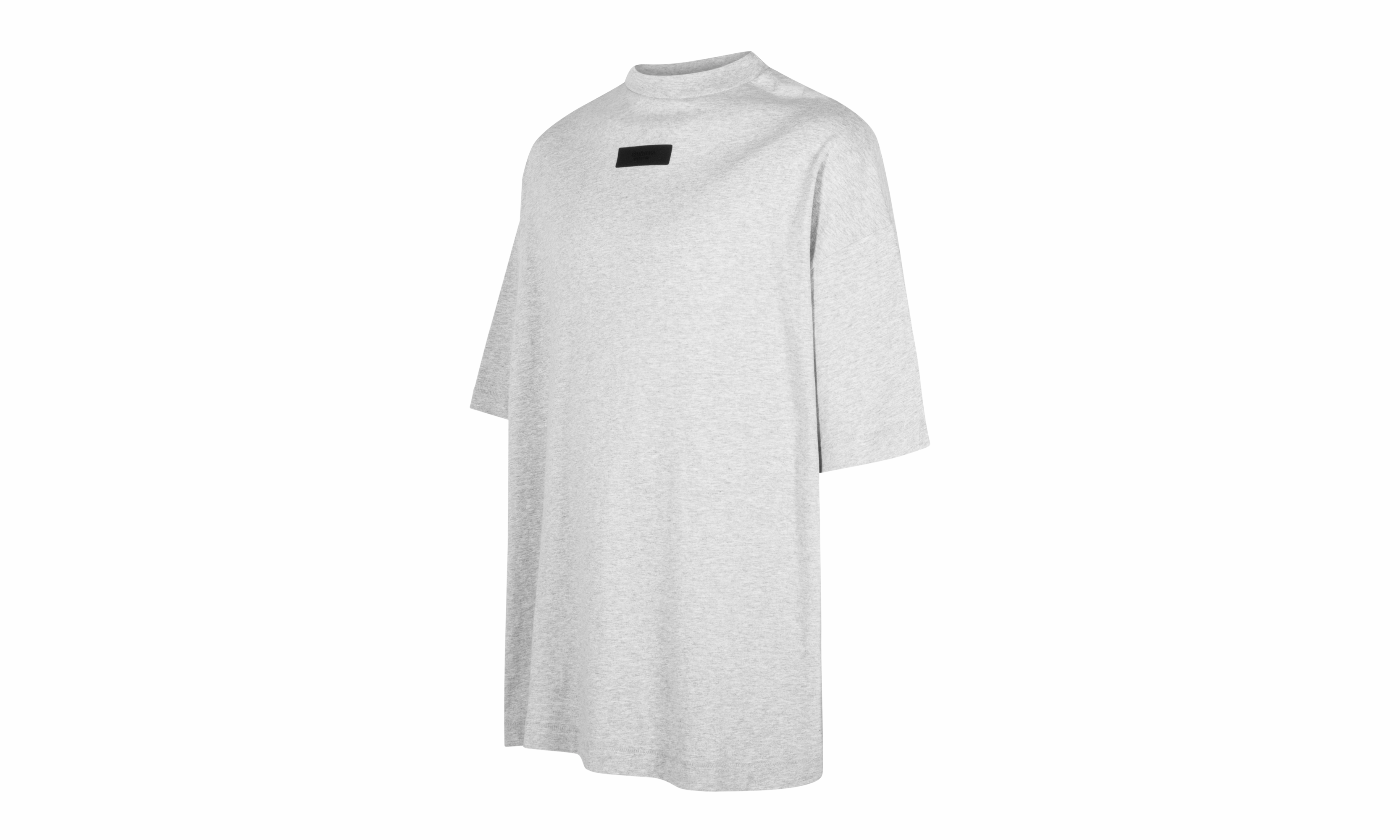 TAB CREWNECK TEE "LIGHT HEATHER GREY" Dry Touch Metro Mode