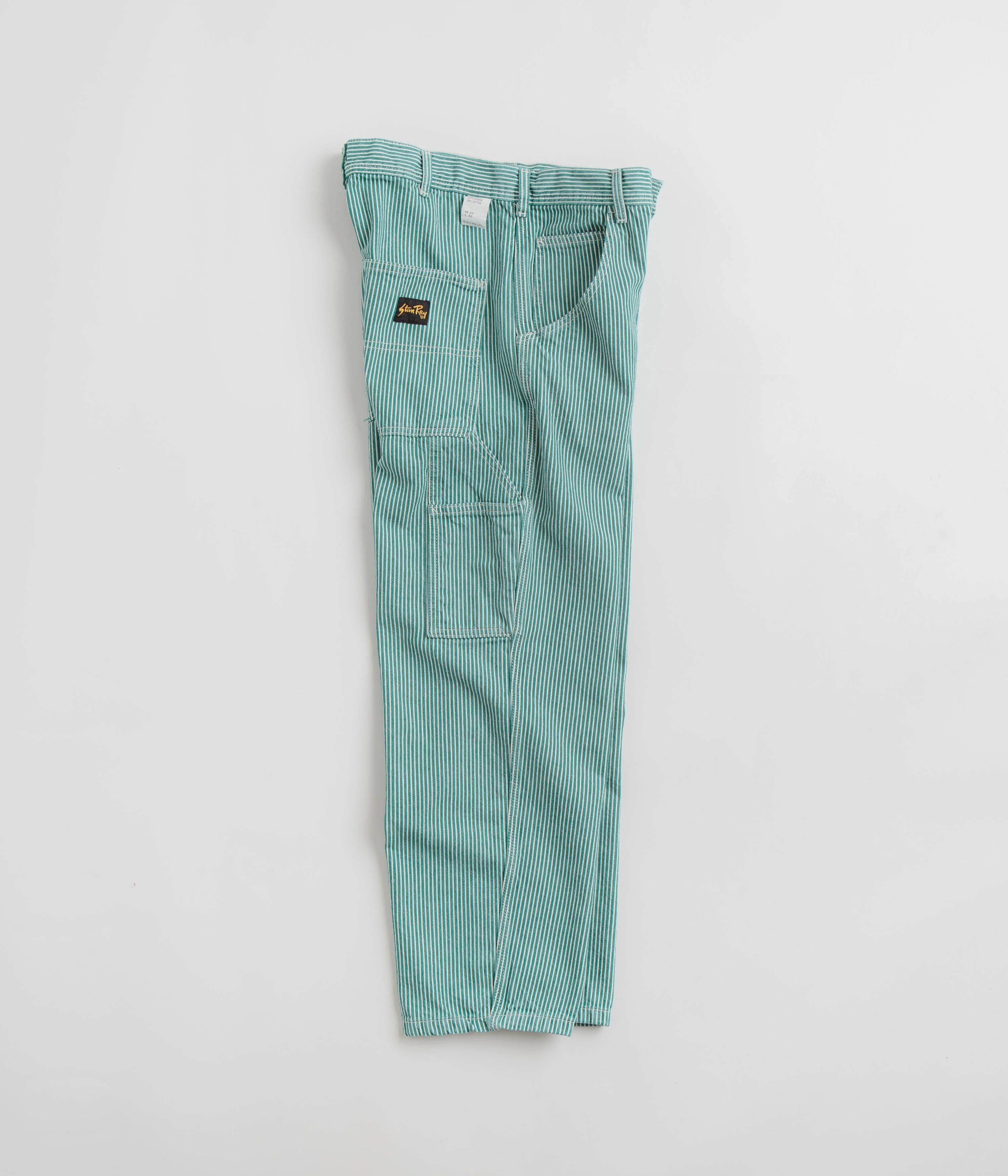 Stan Ray Big Job Painter Pants - Agave Stone Hickory Breathable Mesh Panels Pocket Reinforcement