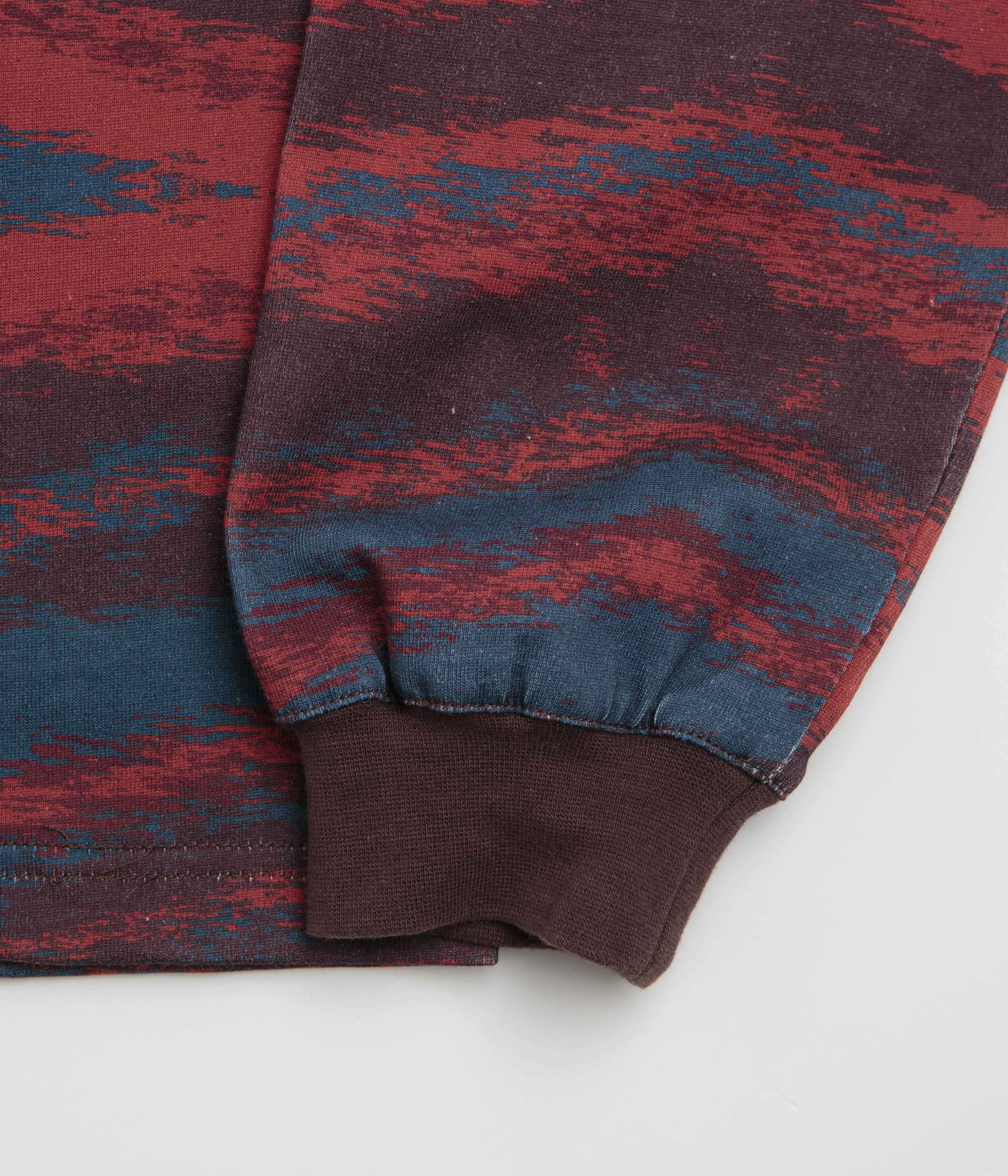 Dime Brushstroke Shirt - Bordeaux Fashion Forward