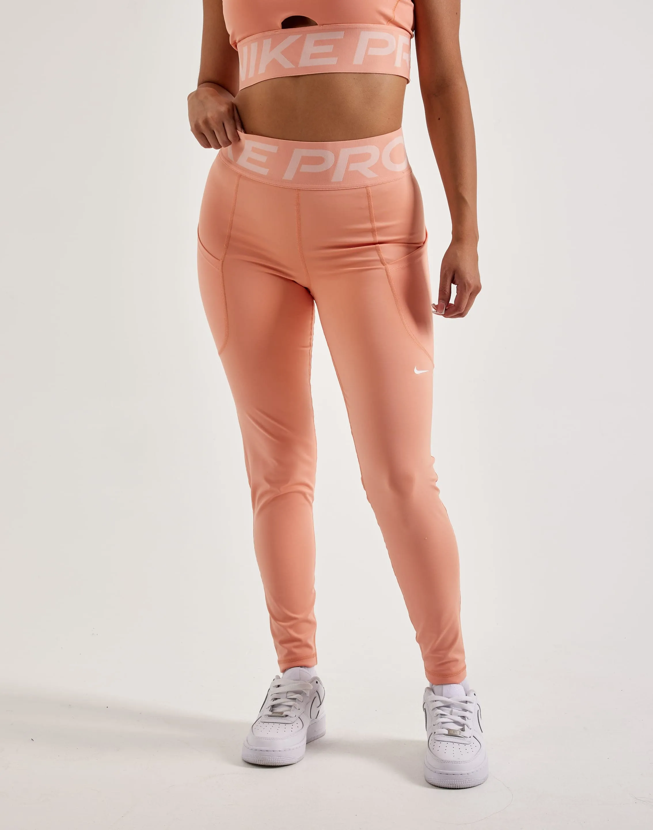Nike Pro Sculpt High-Waisted Leggings Silk Glow