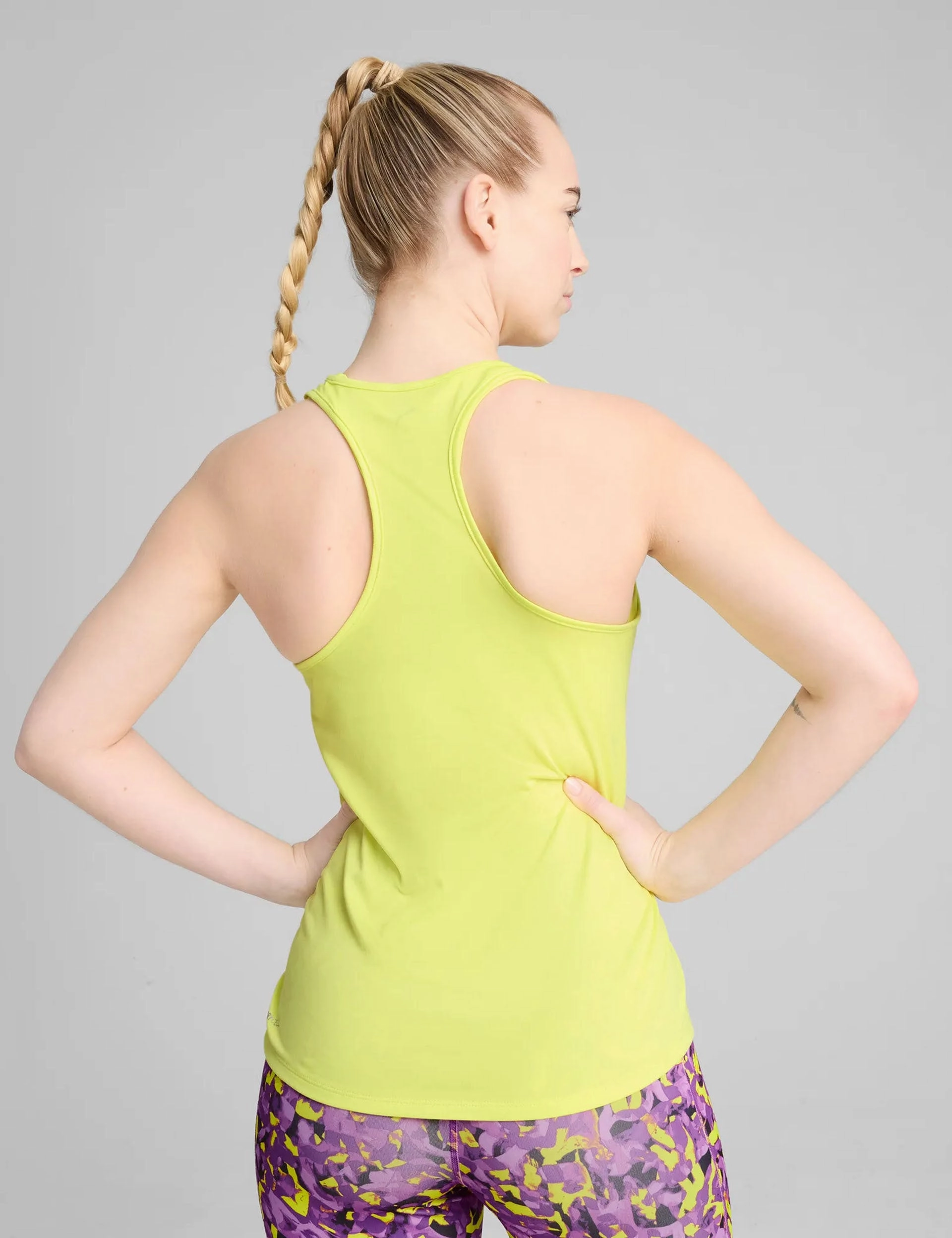 Multi Use TAD Essentials Racerback Tank - Lemon Sherbert
