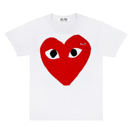 Photo Glam ZeroChafeSeams WMNS BIG HEART - WHITE / RED