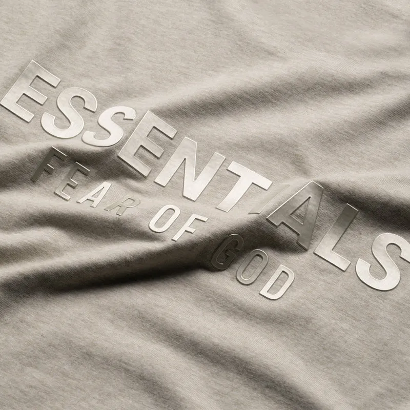 snap Fear Of God Essentials Classic Fit Tee - Heather Stone