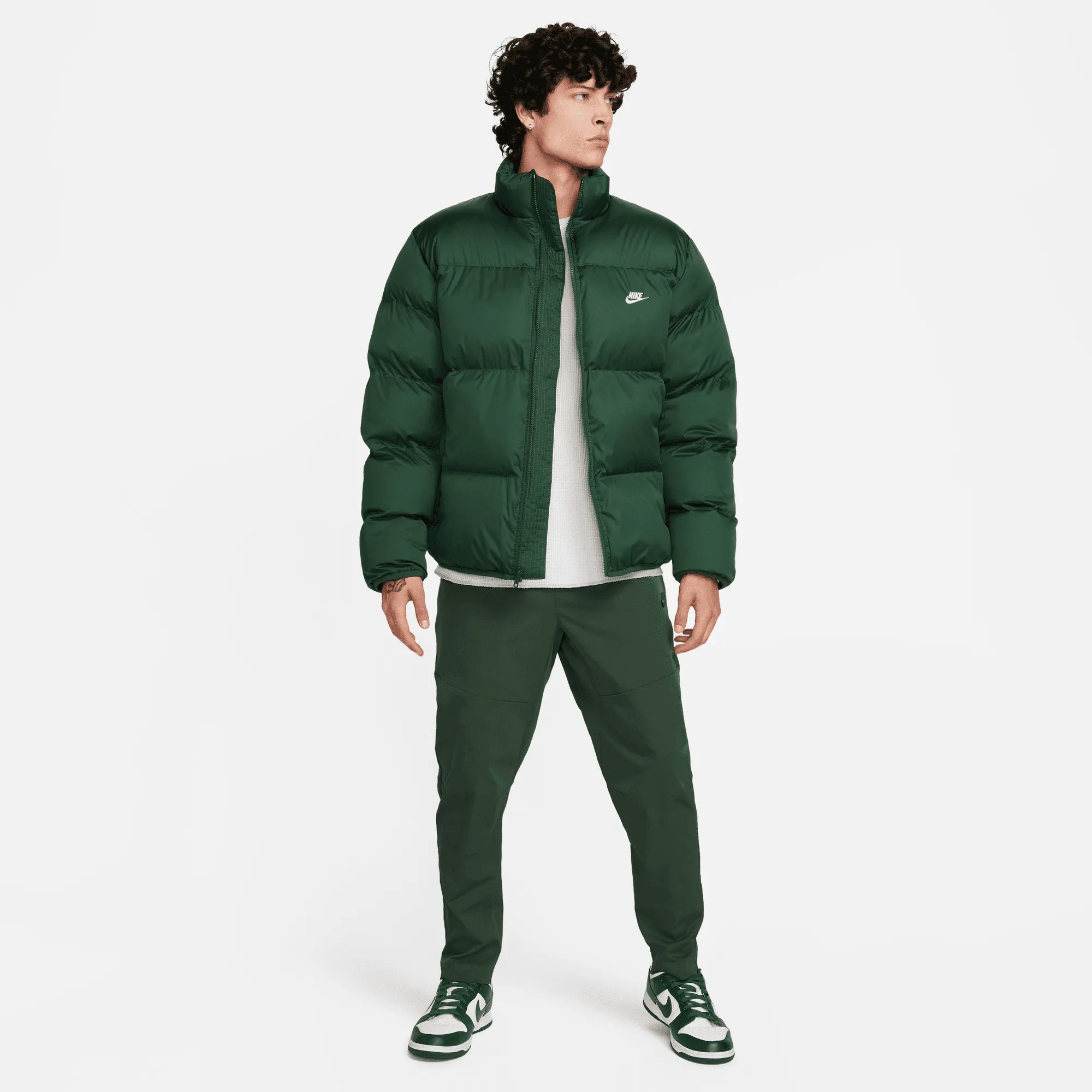 NIKE MENS PUFFER JACKETS- FIR Classic Glow