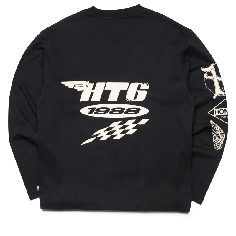 Honor The Gift L/S Driving Tee - Black Popular