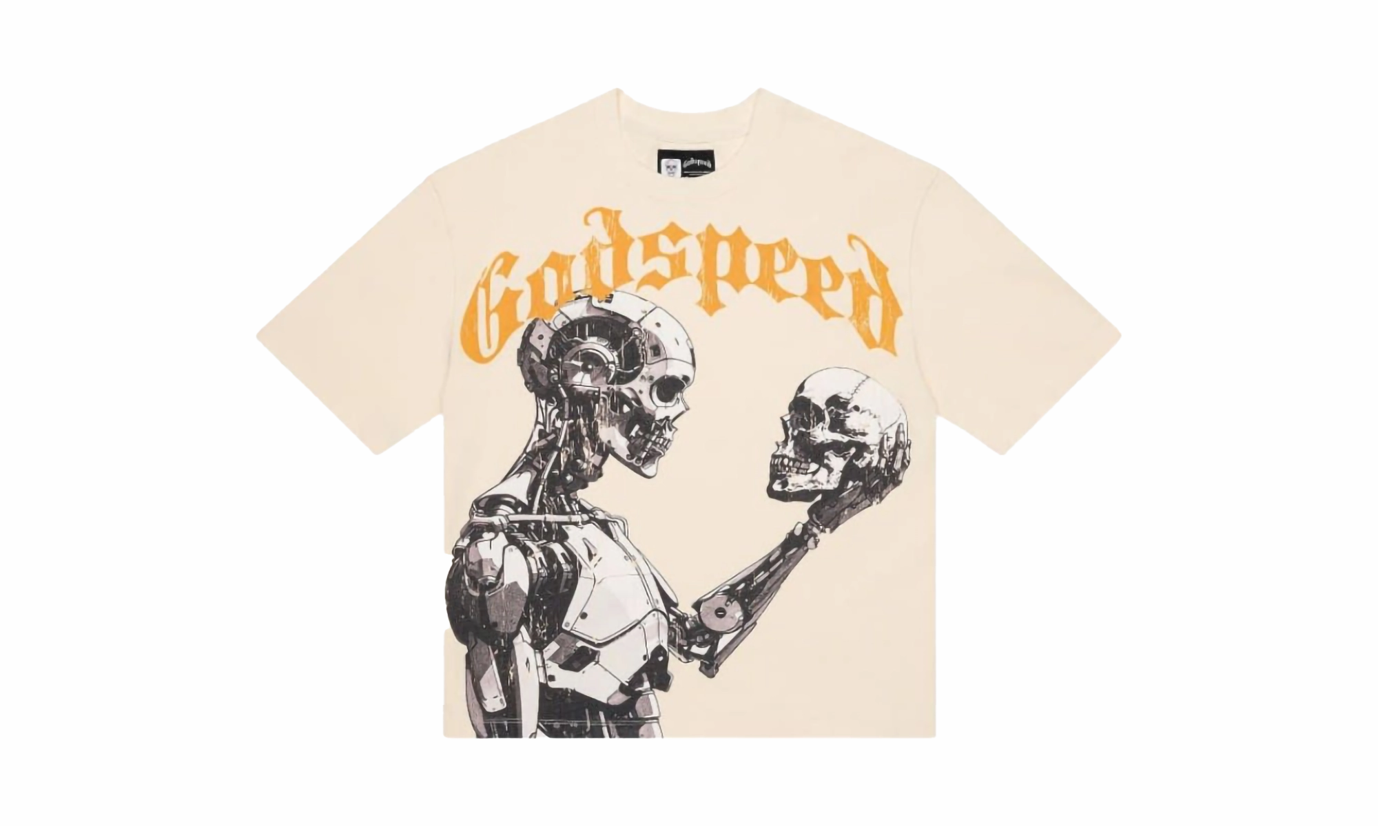 StretchFree Mankind vs Ai III T-Shirt "White/Yellow"
