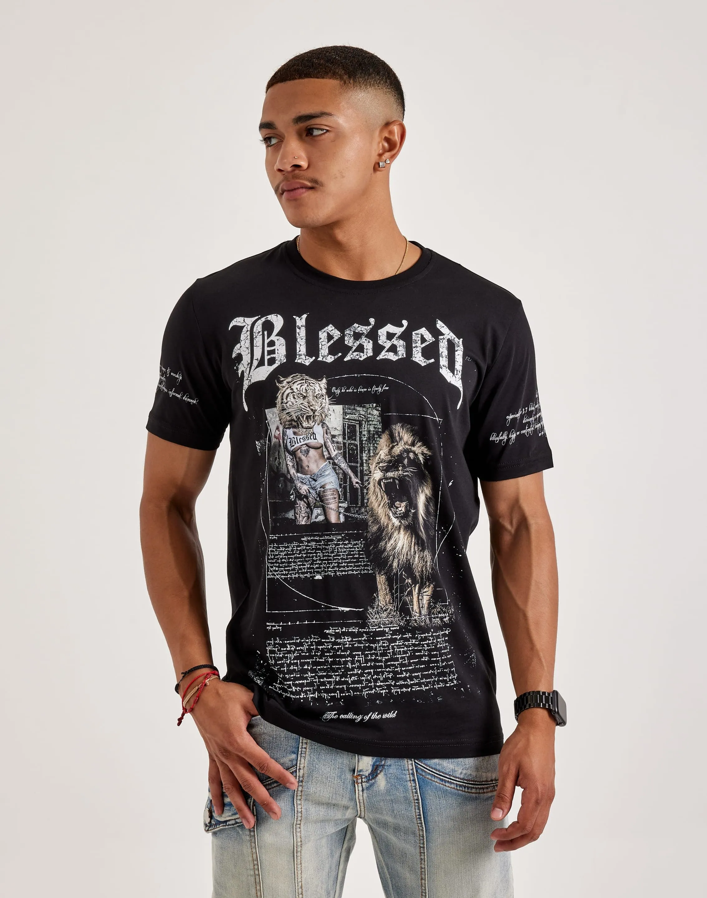 Blessed UK The Calling Of The Wild Tee Sky Cool