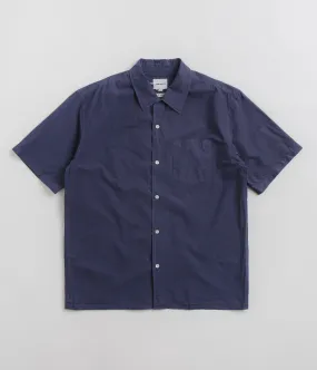 Norse Projects Carsten Tencel Shirt - Calcite Blue Fall Foliage Outdoor Gear