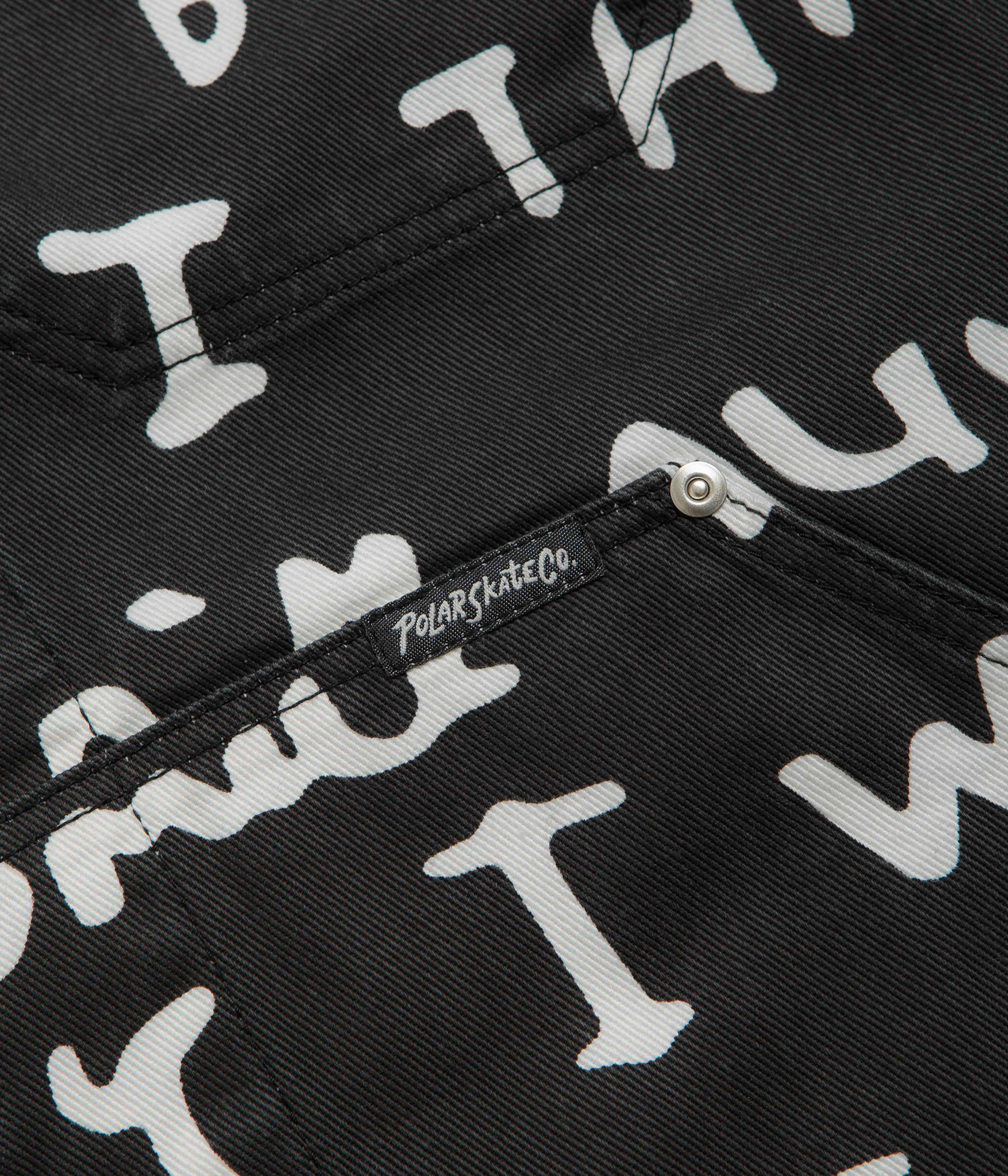 Polar Sad Notes Patrik Jacket - Black / White Animal Print suitable for individual sports
