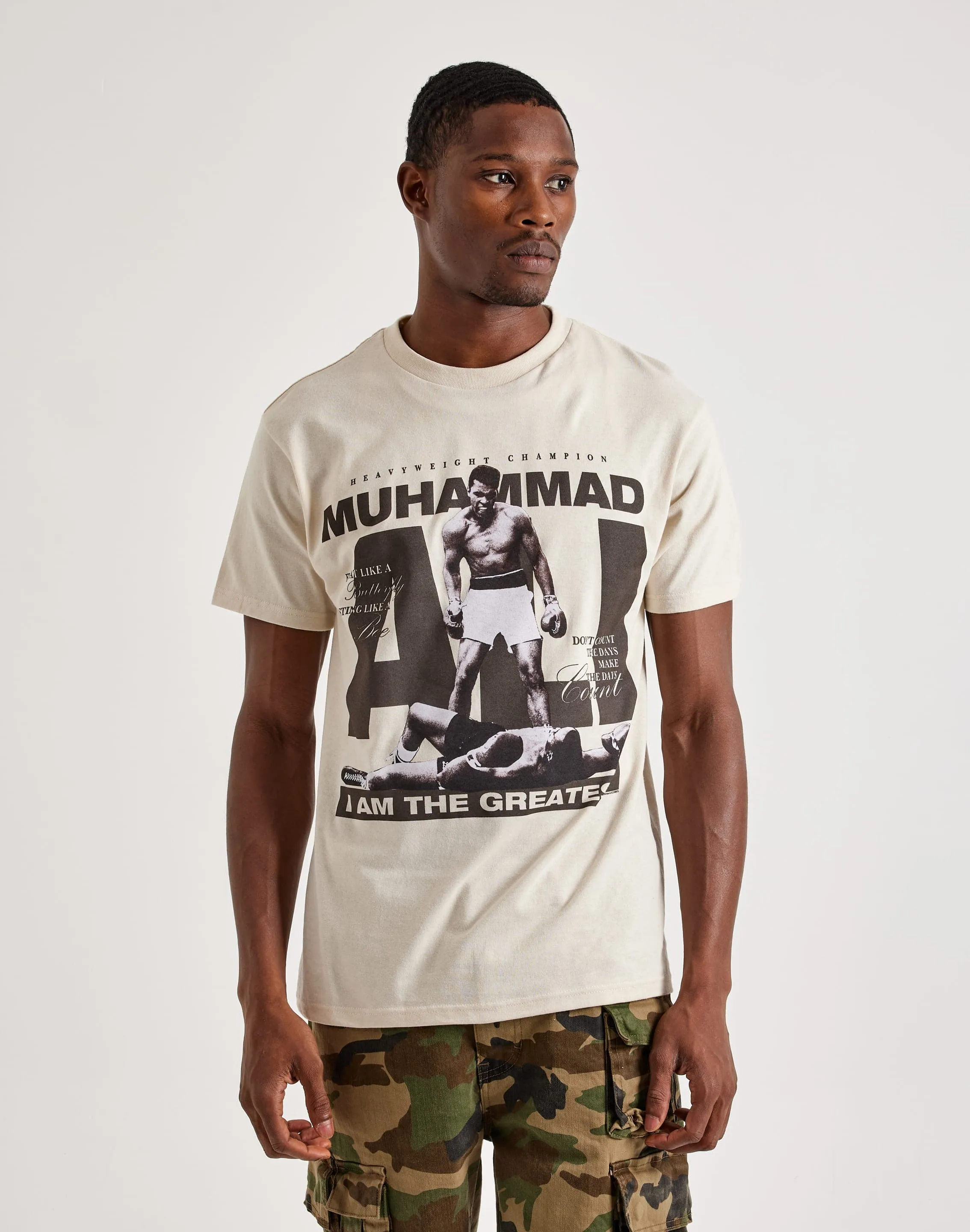 AntiSnagTechnology StretchComfort American Classics Muhammad Ali Heavyweight Champ Tee