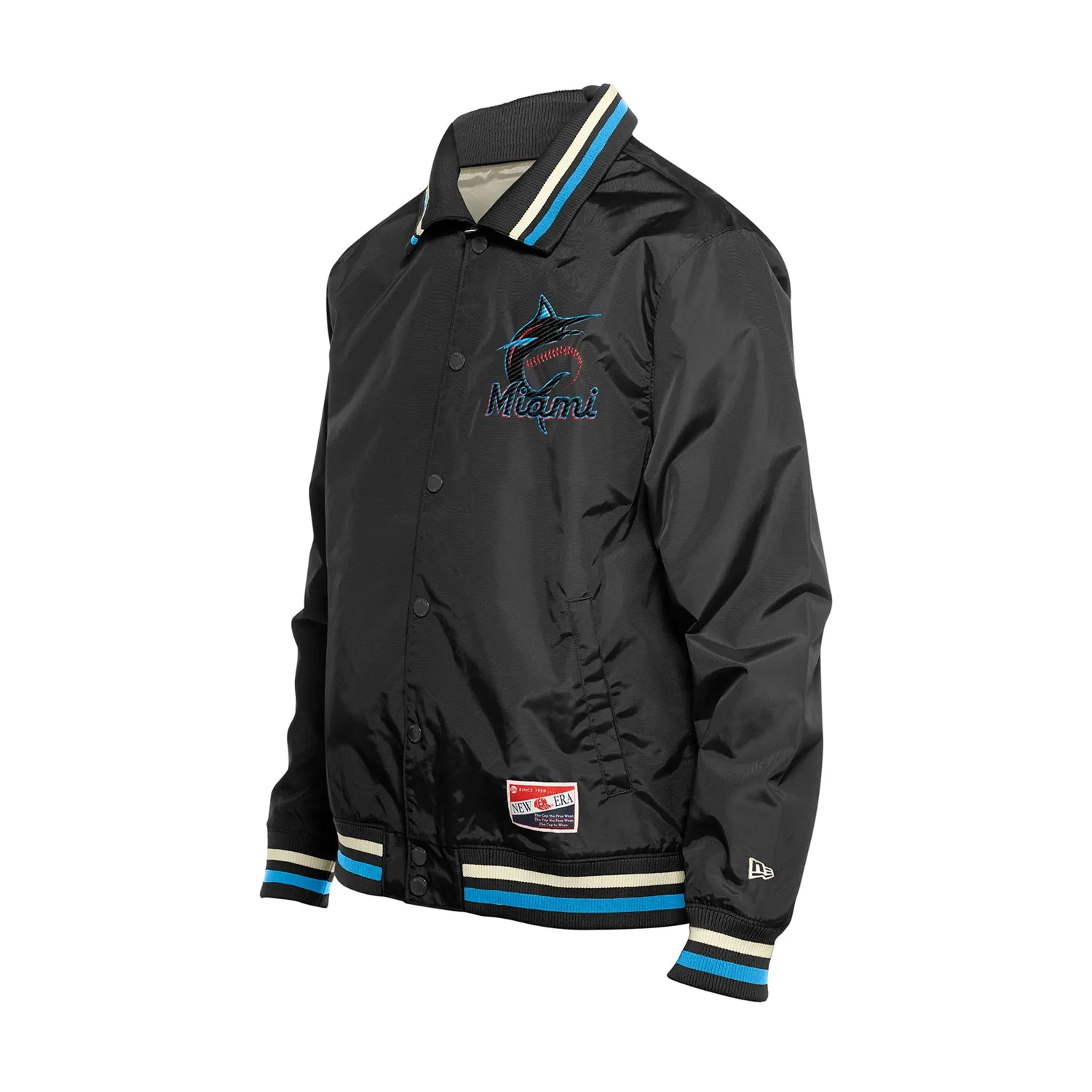 BuiltIn Grip Marlins Snap Front Jacket - Mens