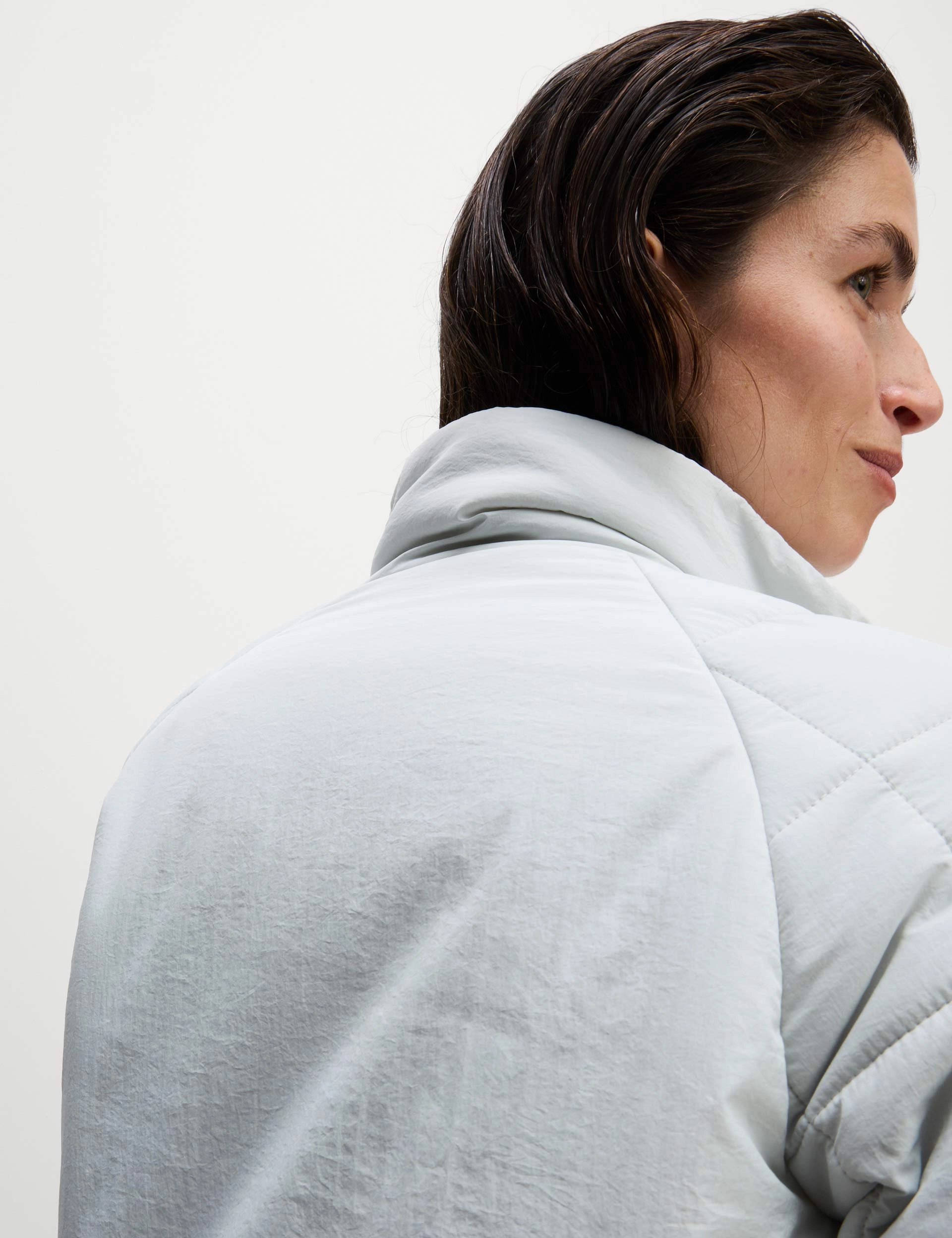 Windproof Construction Stormwear Packable Puffer Jacket - Light Grey