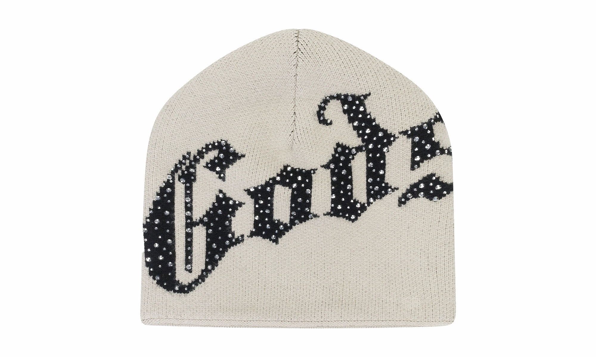 AbrasionResistant Fabric StaticFree Lining Godspeed OG Logo Studded Beanie "Beige"