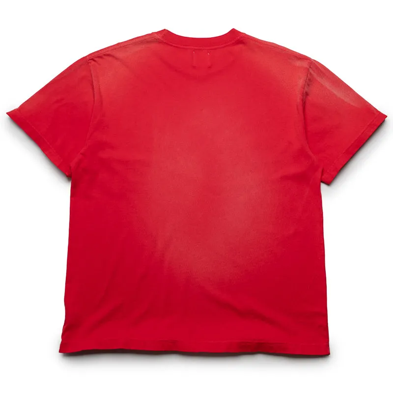 Breathable Mesh Panels insulated Alchemist Waving Tee - Arizona Poppy