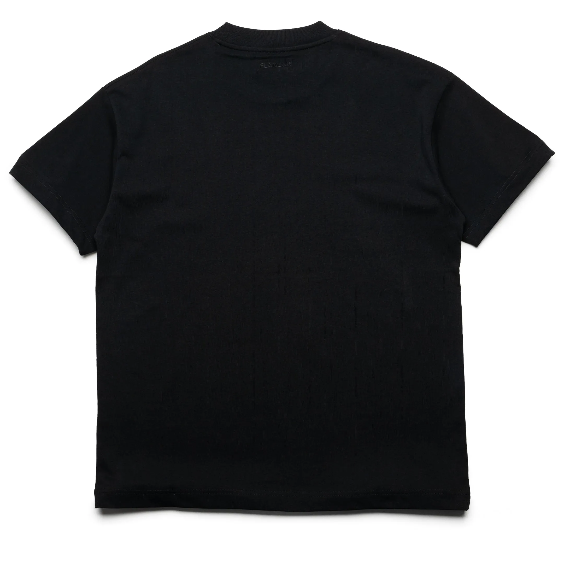 Stylish Waist Flaneur Artist Tee - Black