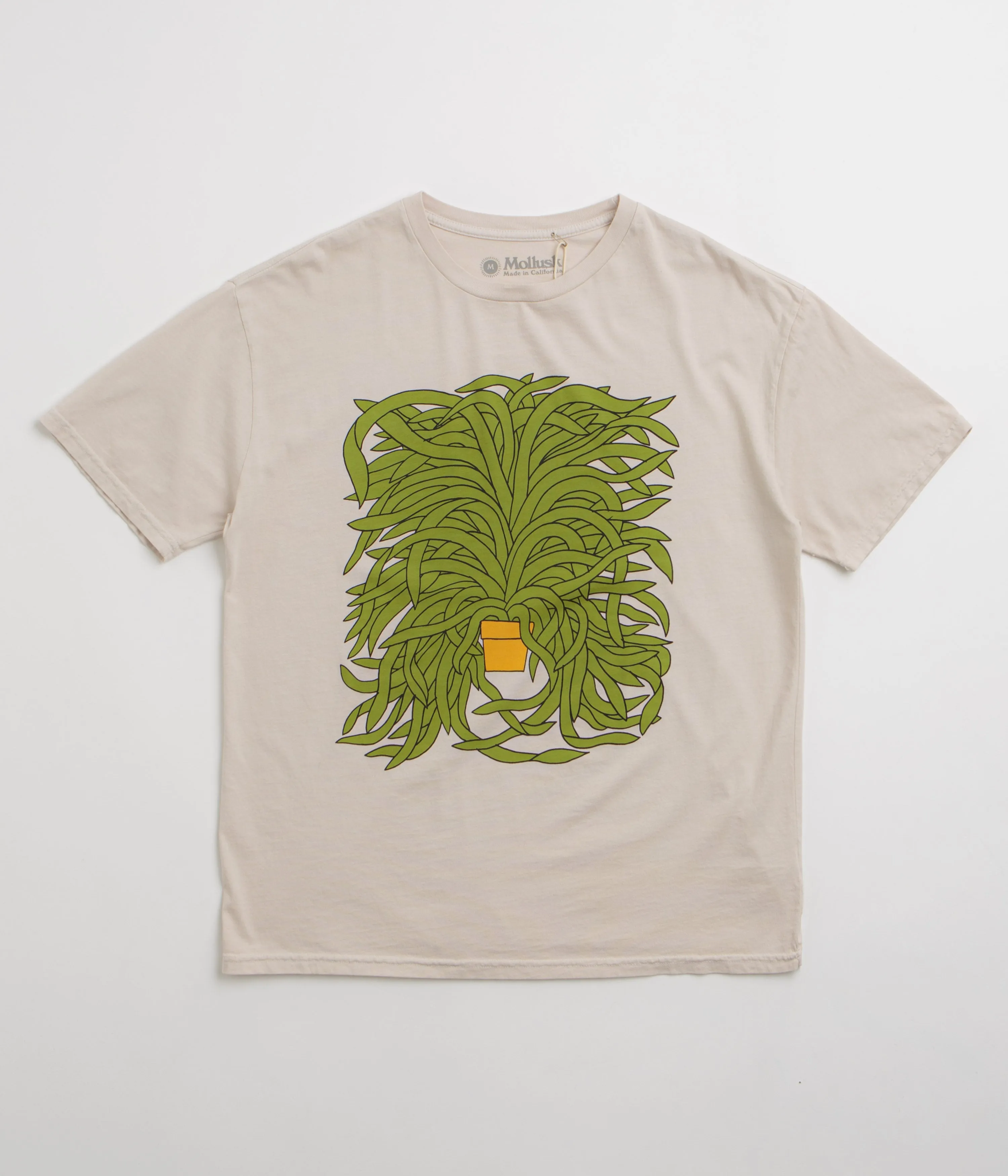 Mollusk Grow T-Shirt - Fog Mid-waisted