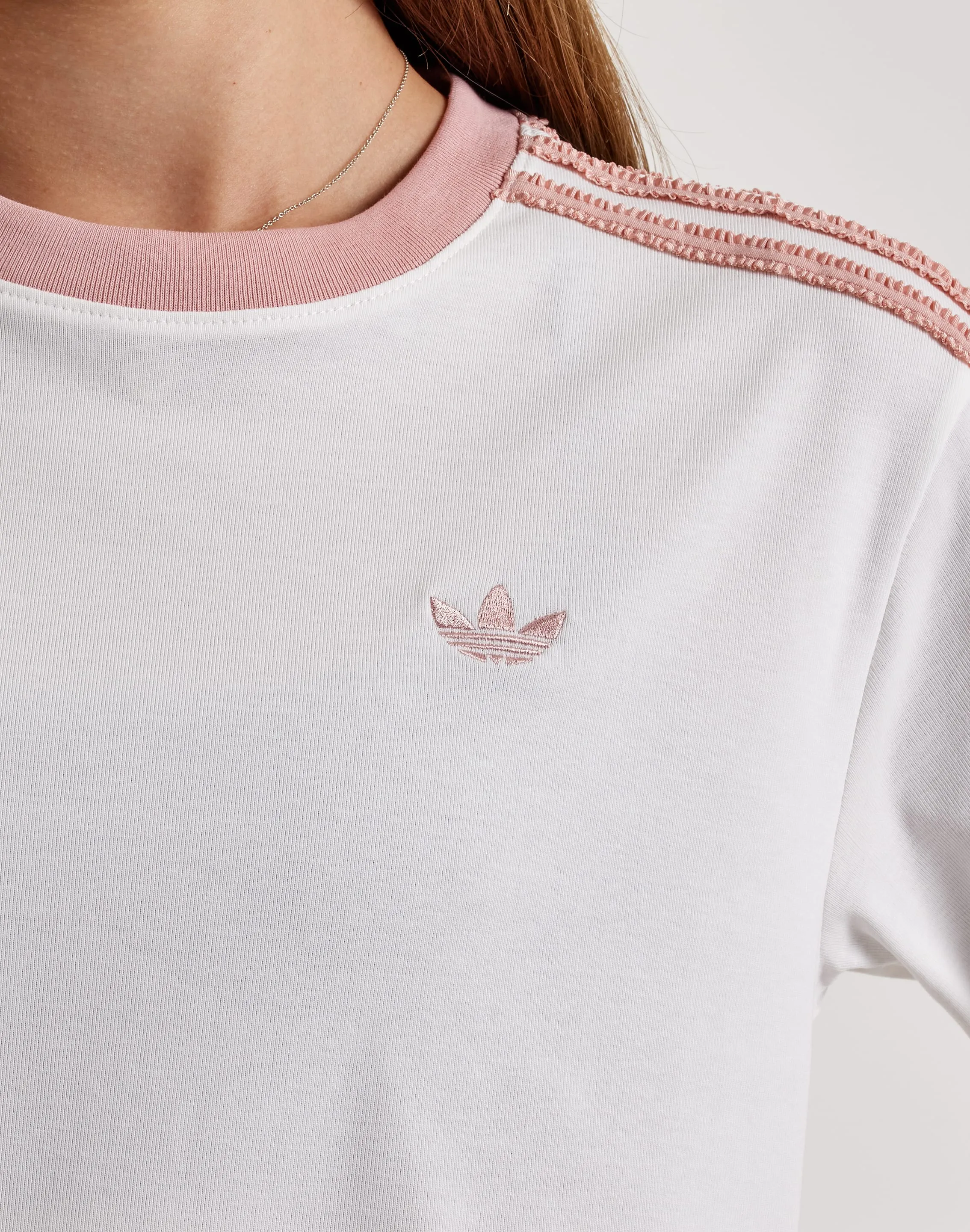 Athleisure Cool Shine Mood Adidas Originals Ruffle 3-Stripes Tee