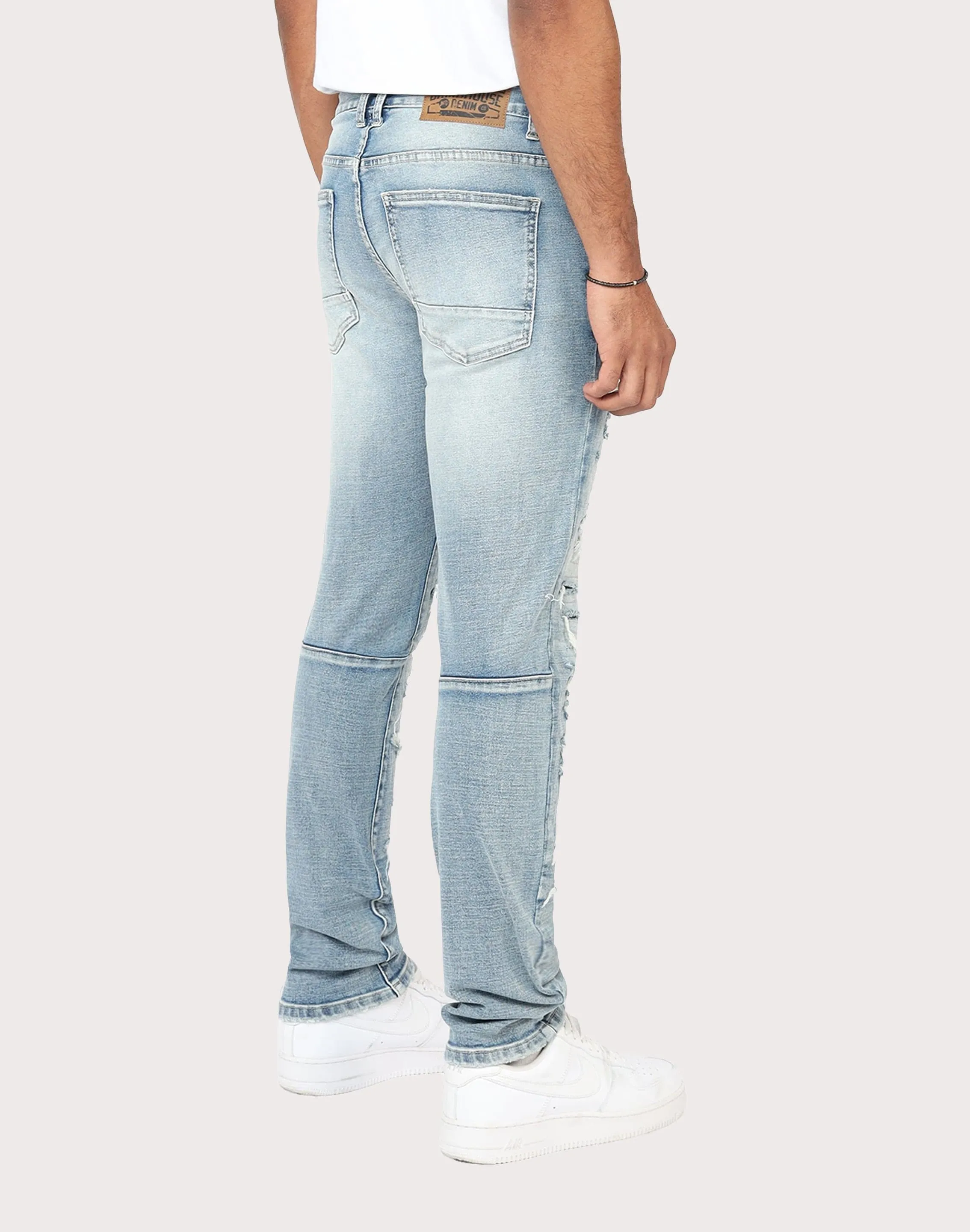 Icon Glow UniversalFit Grindhouse Ashley Slim Fit Heavy Rip N Repair Denim Jeans
