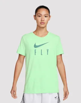 Nike Swoosh Fly Dri-FIT Graphic Tee SweatWickingLining MicroPerforatedTexture