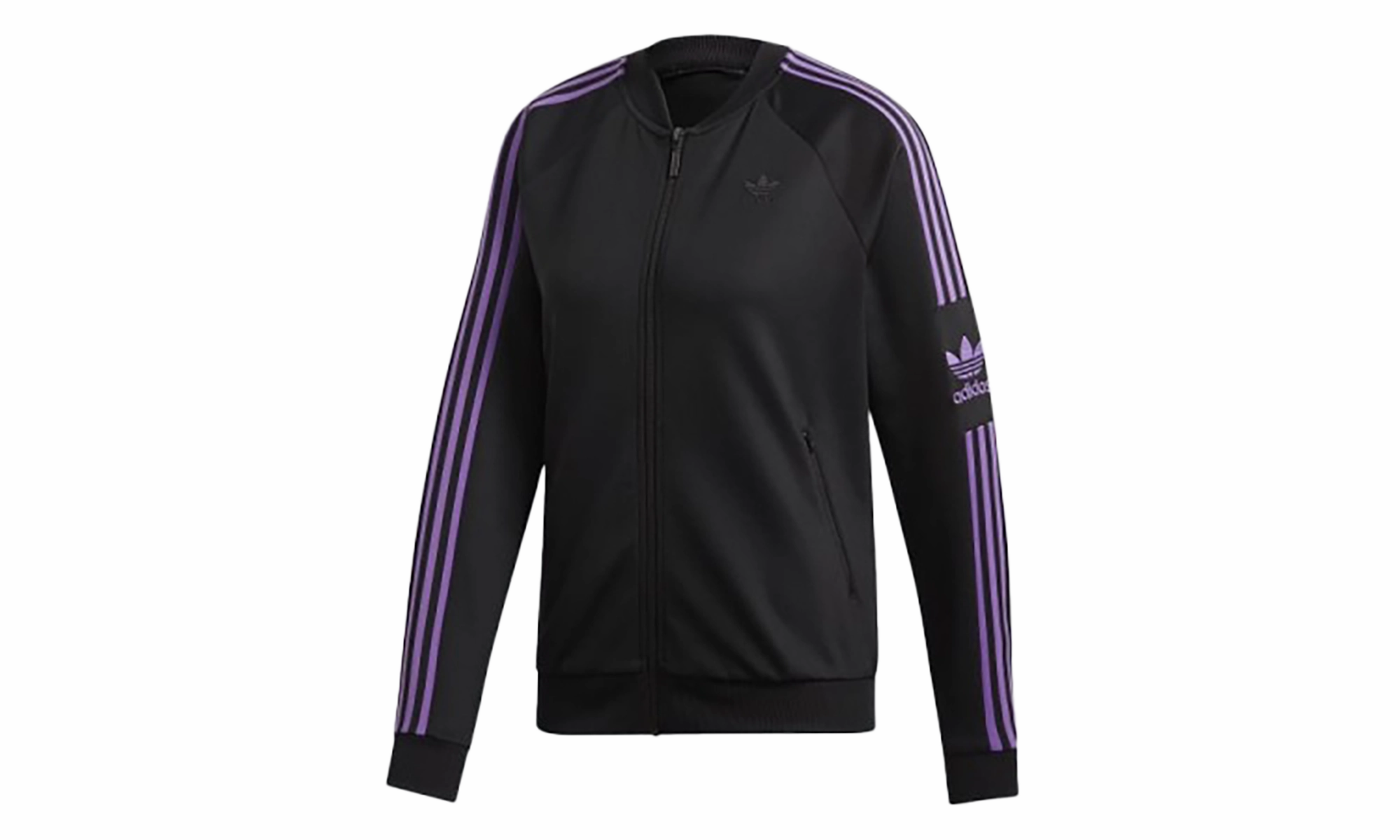 Superstar Womens Track Jacket "Black" Future Glow Soft Lining