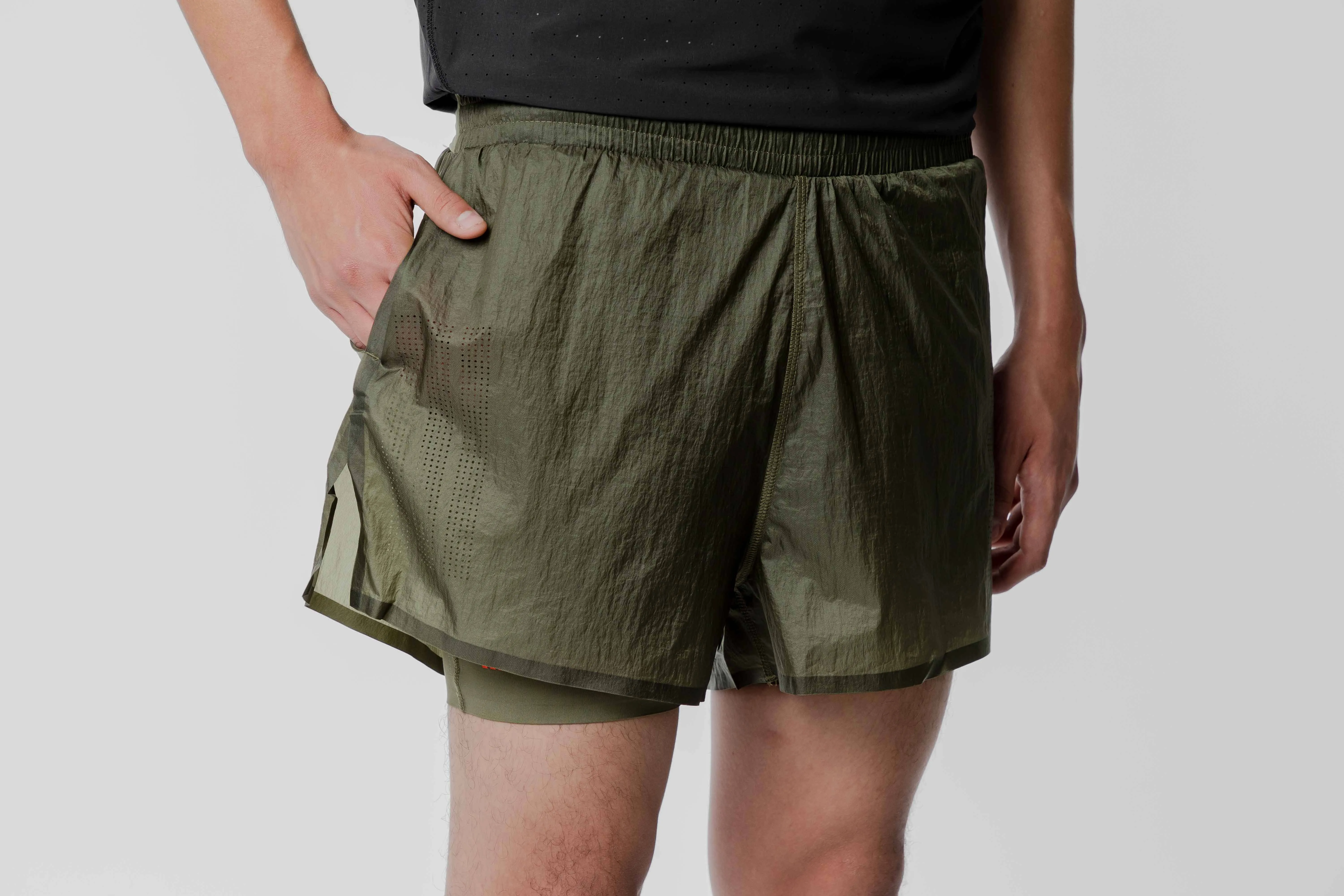 StretchFabric adidas x H.Koumori Running 2-In-1 Shorts