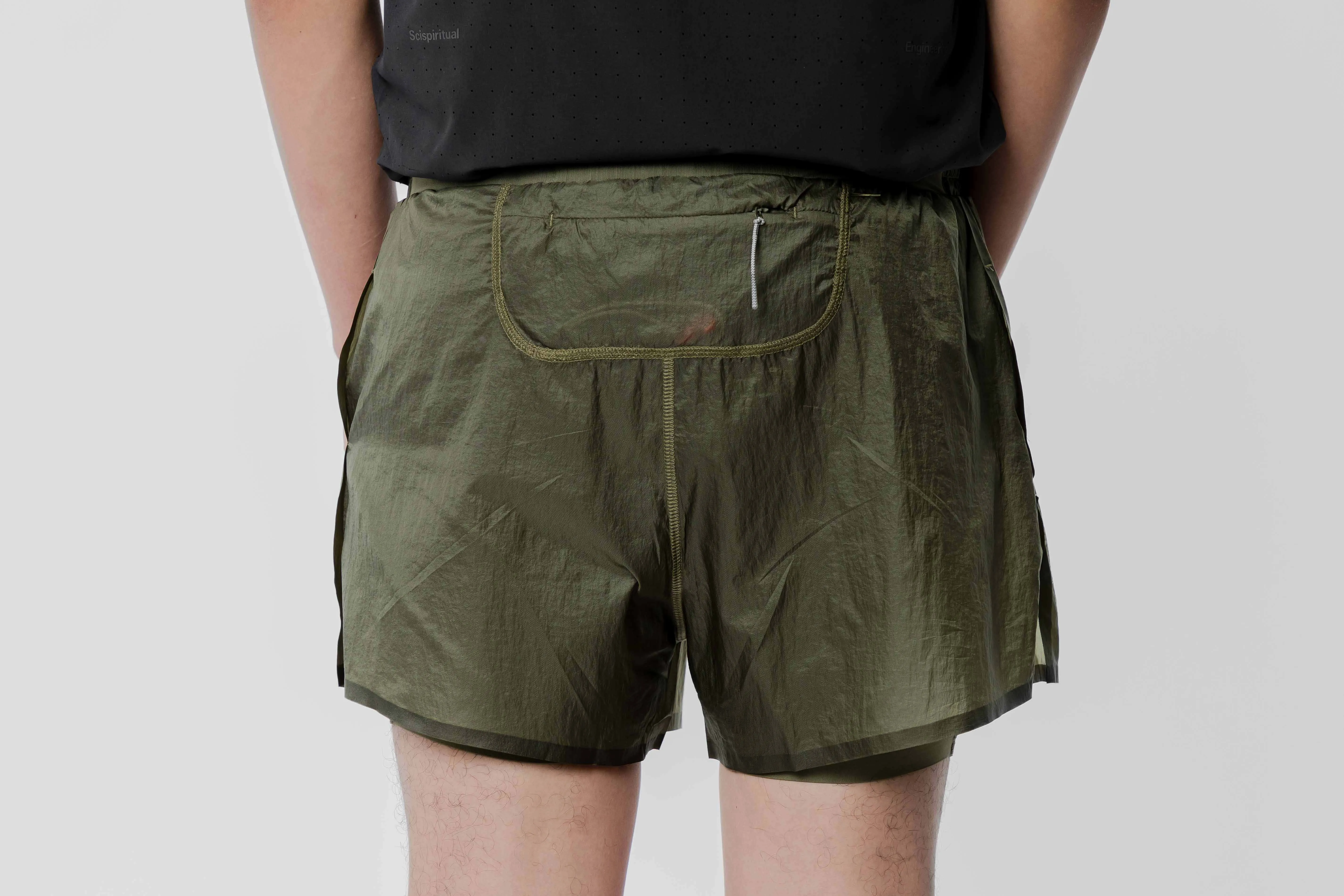 adidas x H.Koumori Running 2-In-1 Shorts Adjustable Closure