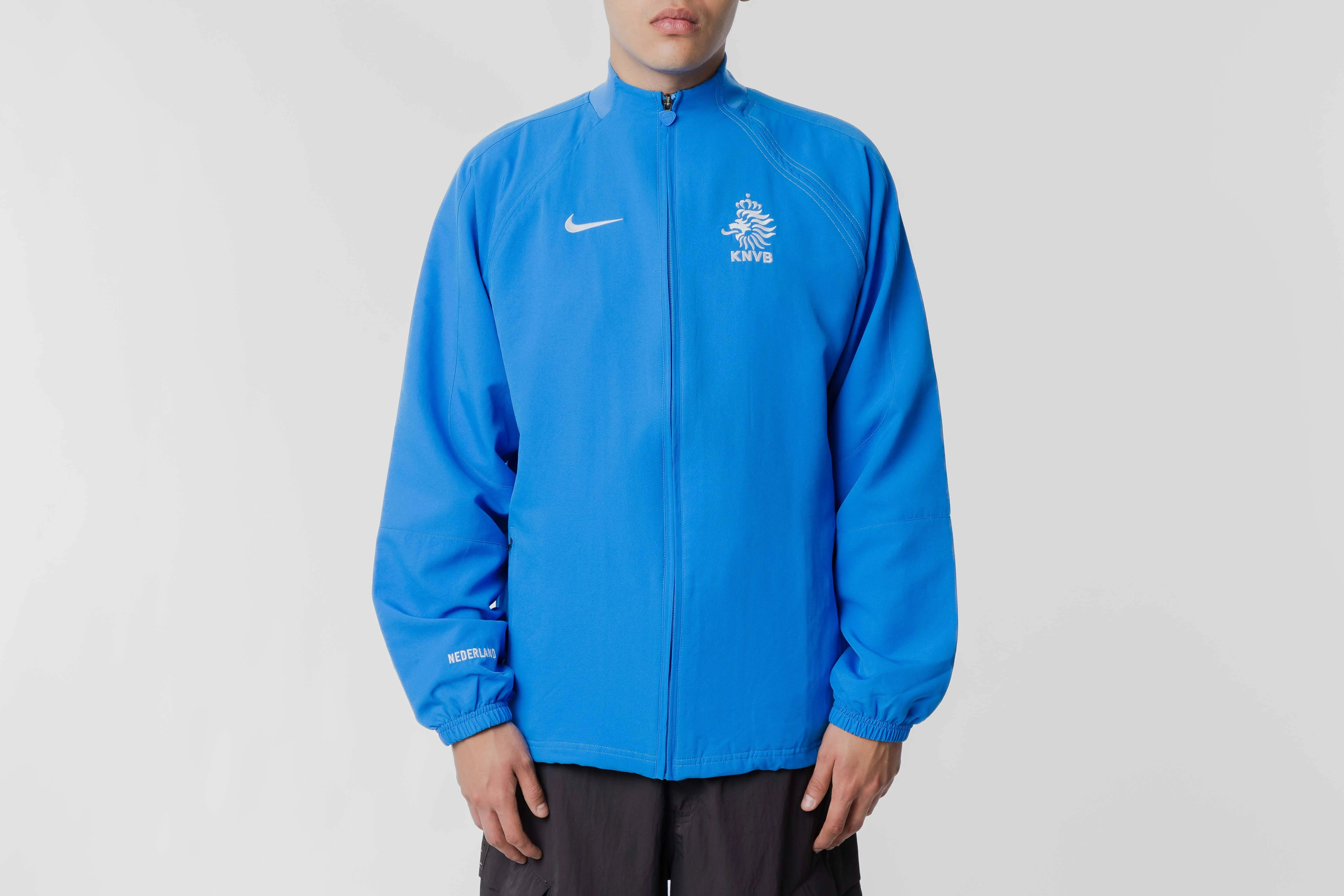 Nike Netherlands 2004 Total 90 Reissue Track Jacket WrinkleFree Structure SlubTexture