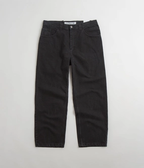 Polar 93 Jeans - Pitch Black GussetedCrotch Softened Hem