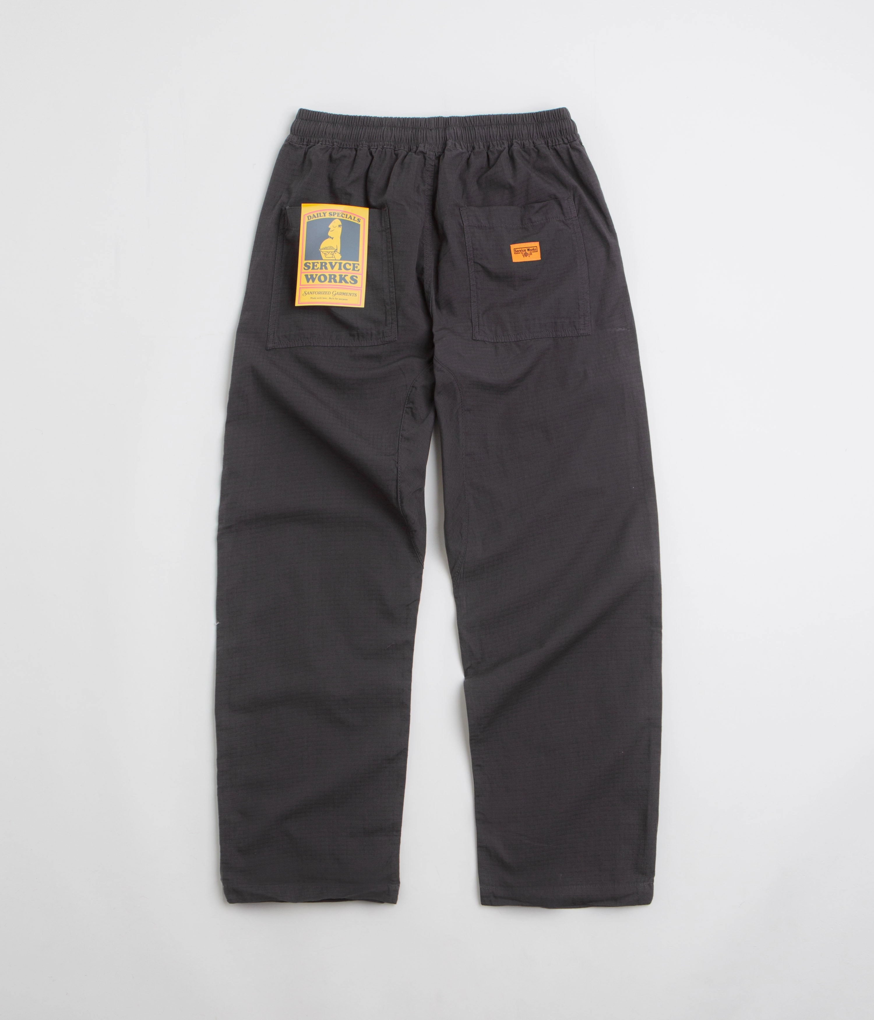 SnagFreeFabric Modular Attachment Service Works Ripstop Chef Pants - Washed Black